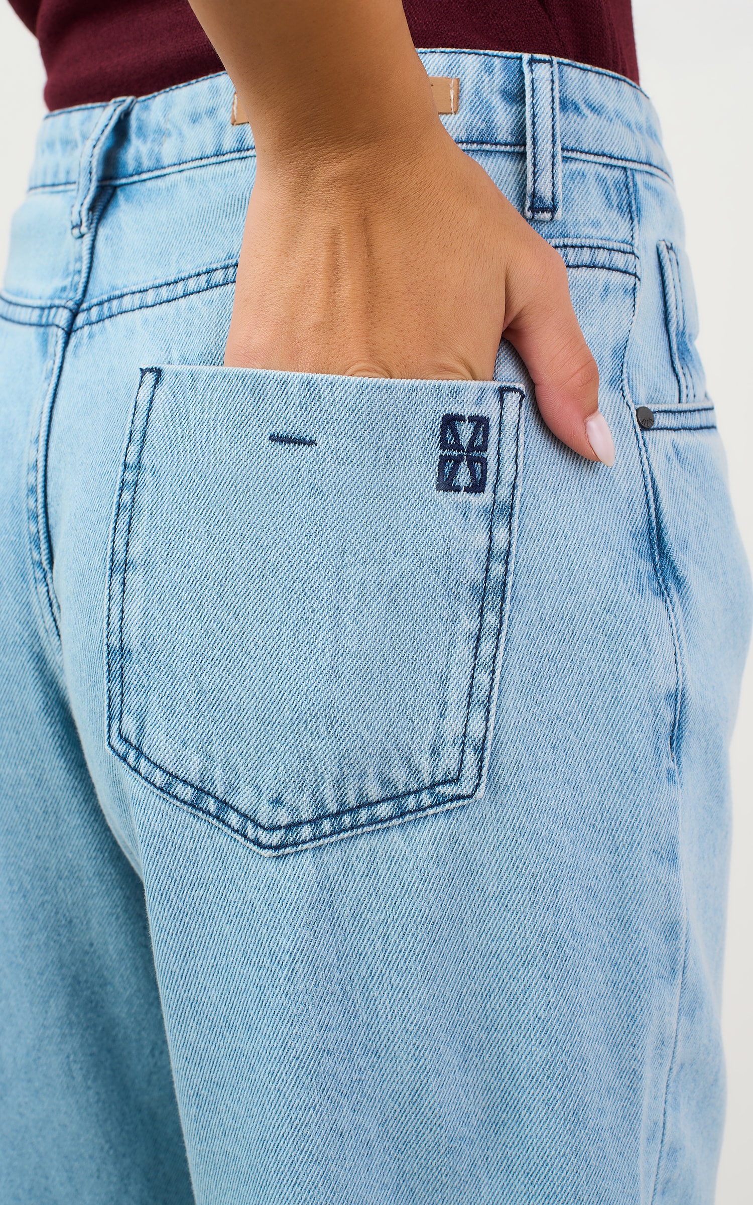 Calca Jeans New Balloon Jeans Medio