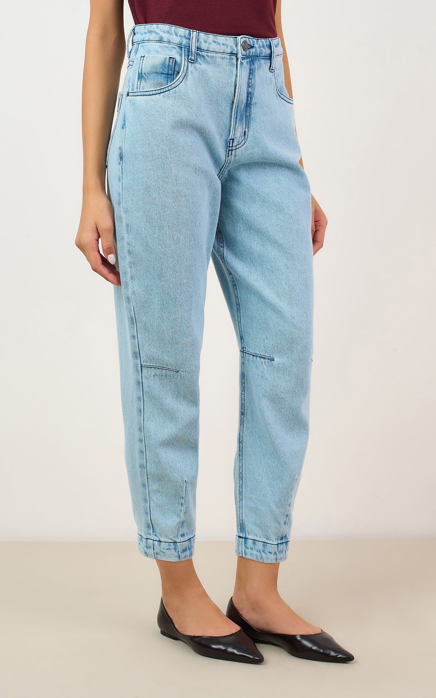 Calca Jeans New Balloon Jeans Medio