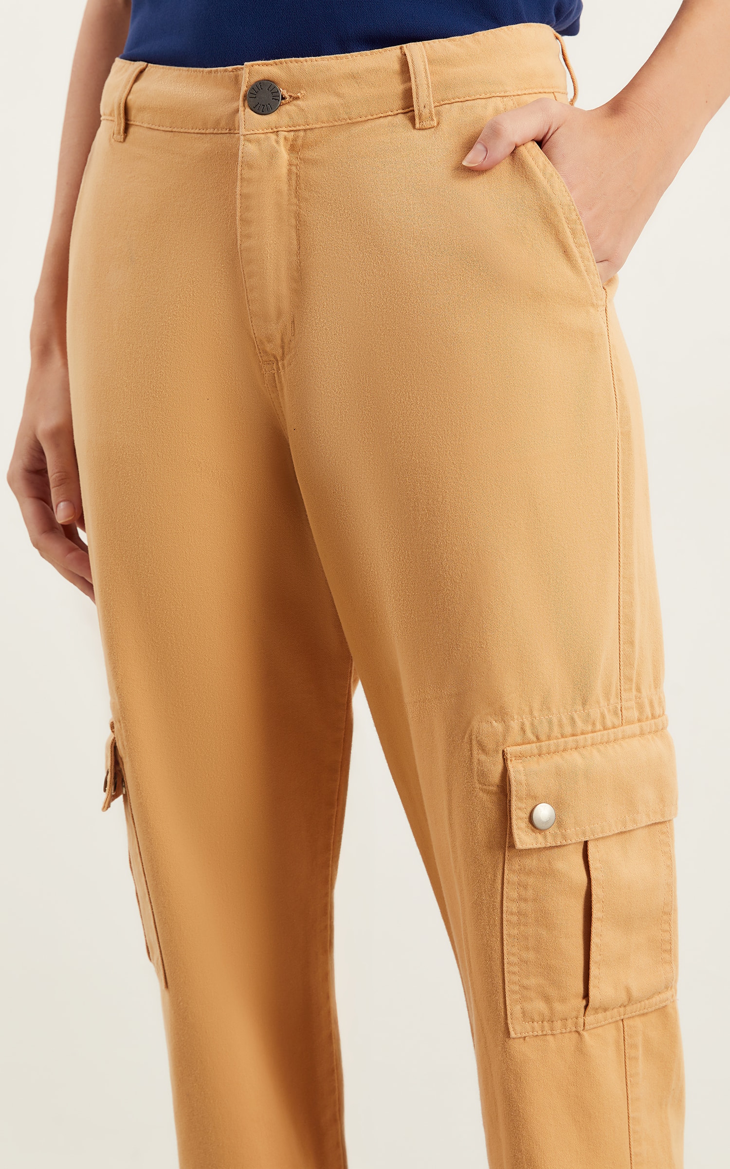 Calça Jogger Cargo Capuccino