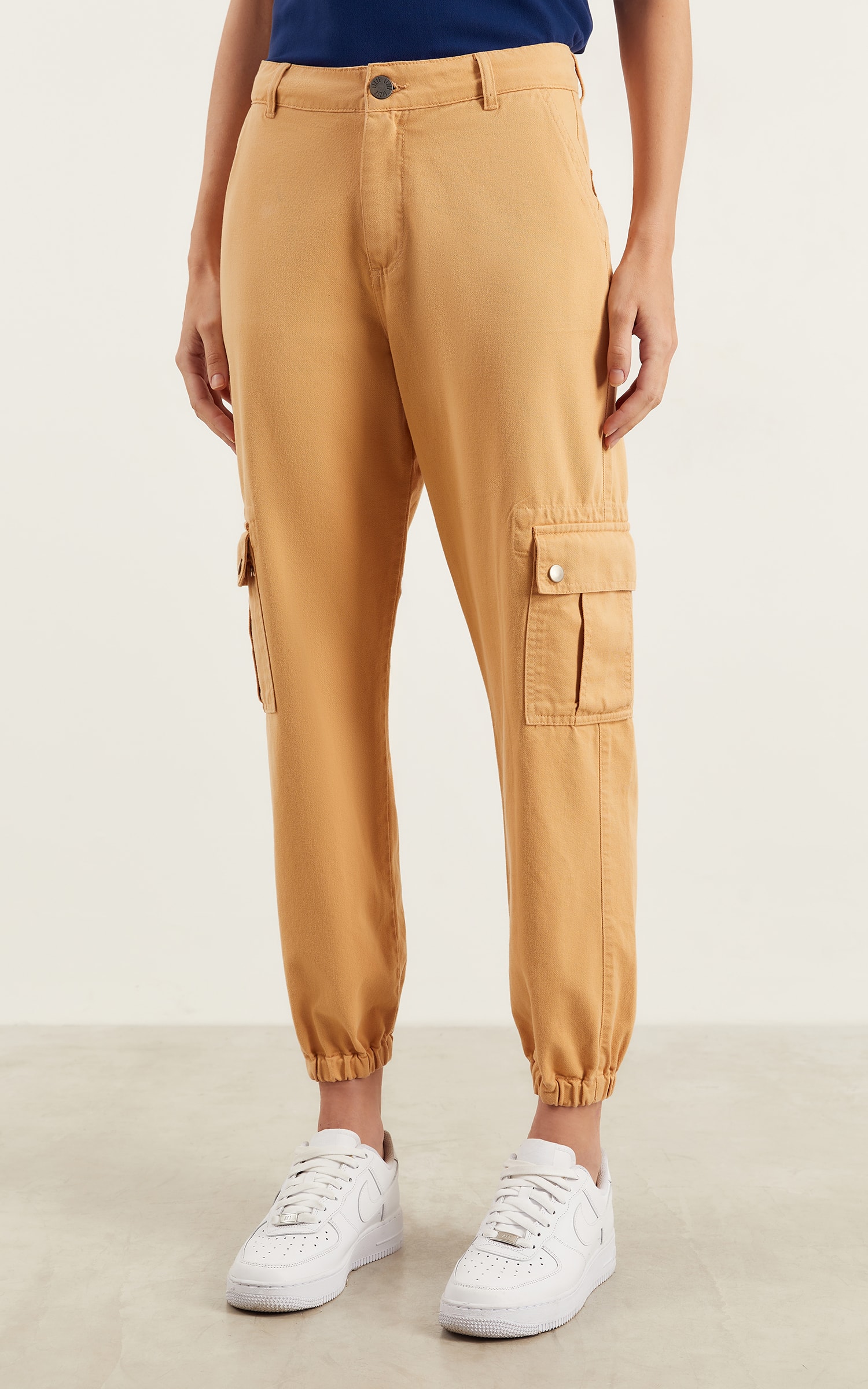 Calça Jogger Cargo Capuccino