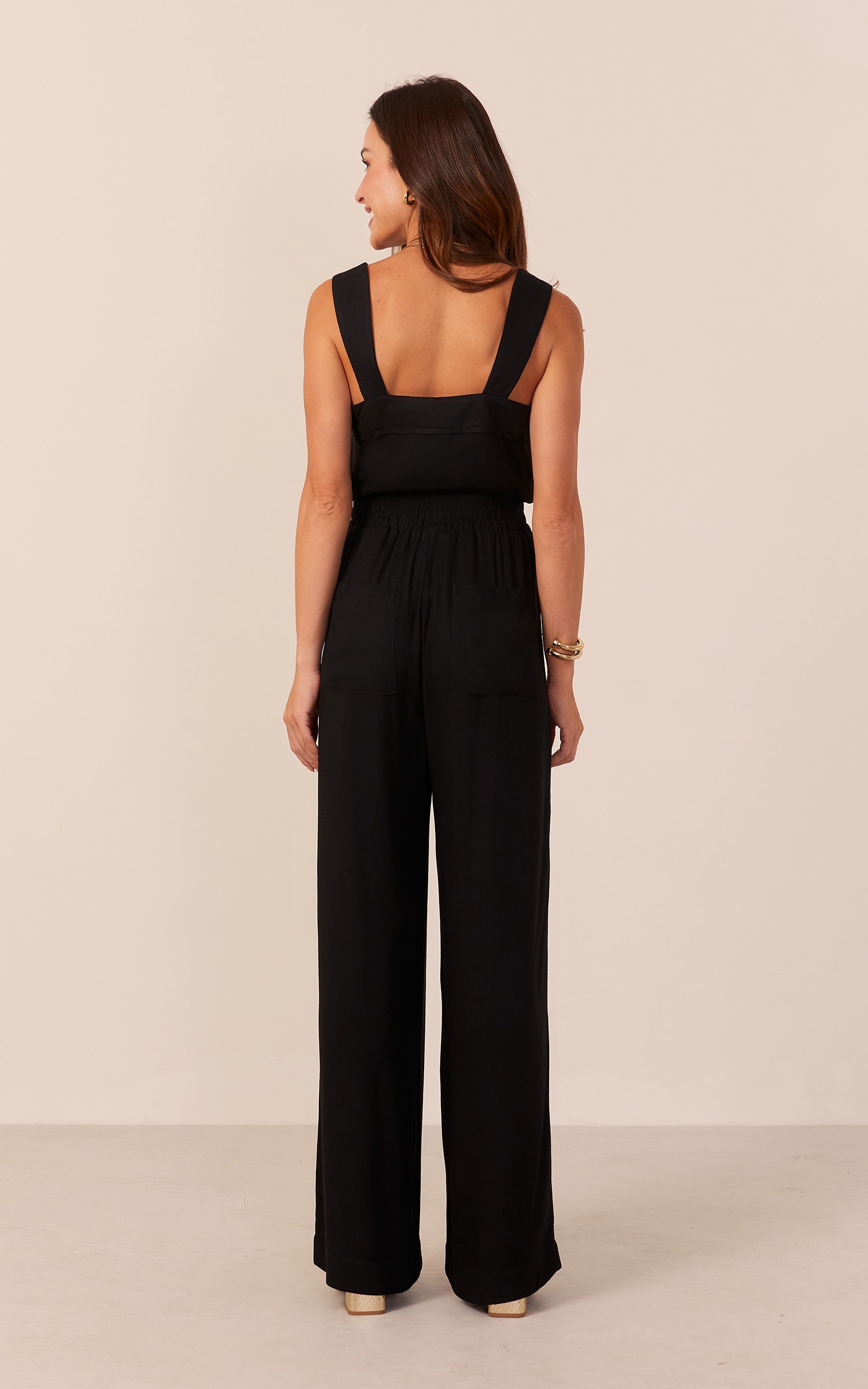 Calça Leveza Cós Elástico Preto