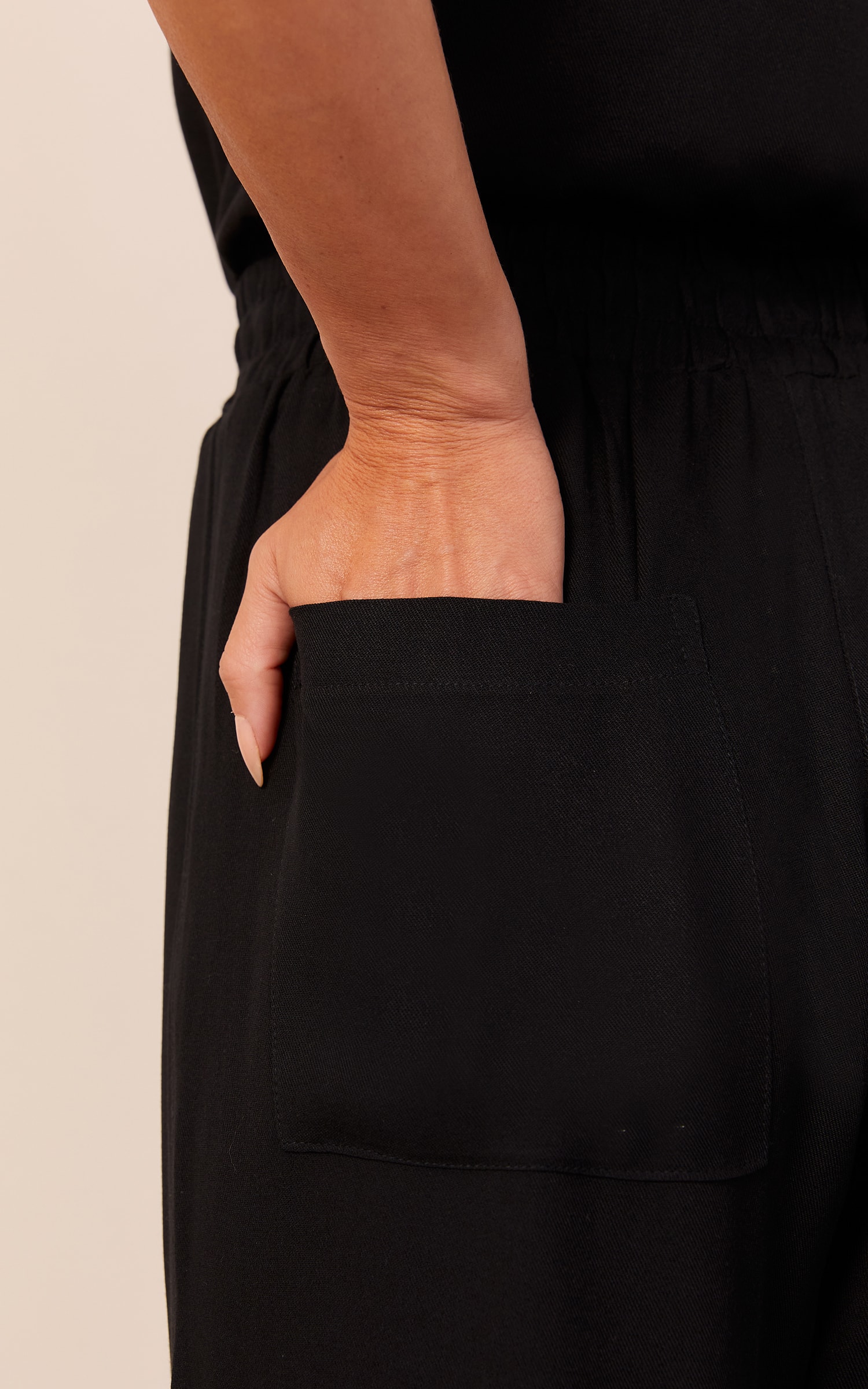 Calça Leveza Cós Elástico Preto