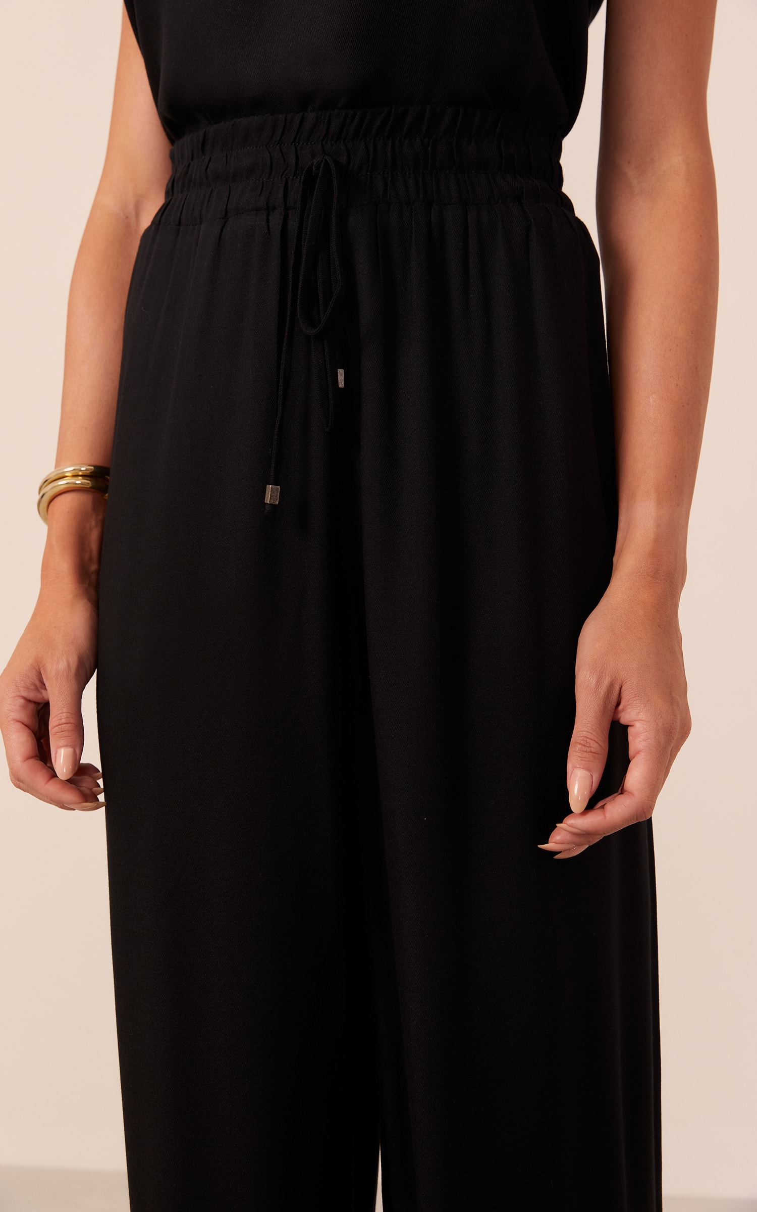 Calça Leveza Cós Elástico Preto