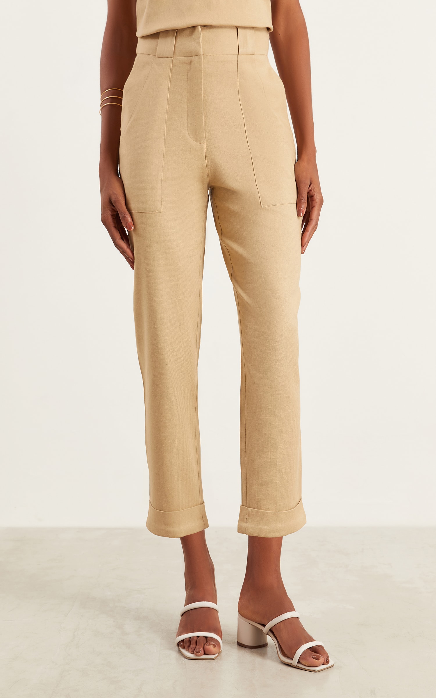 Calça Linho Sunshine Bege