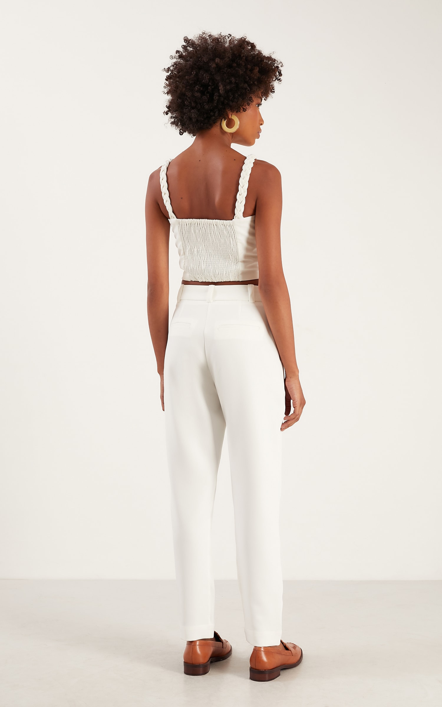 Calça London Slim Off White