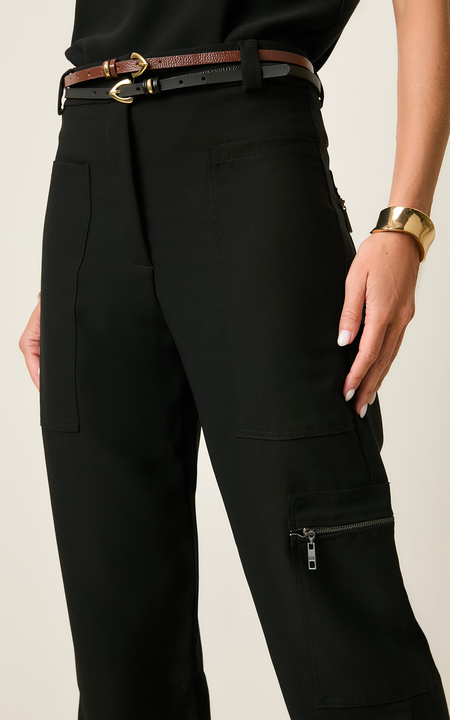 Calca Mountain Mix Bolsos Preto