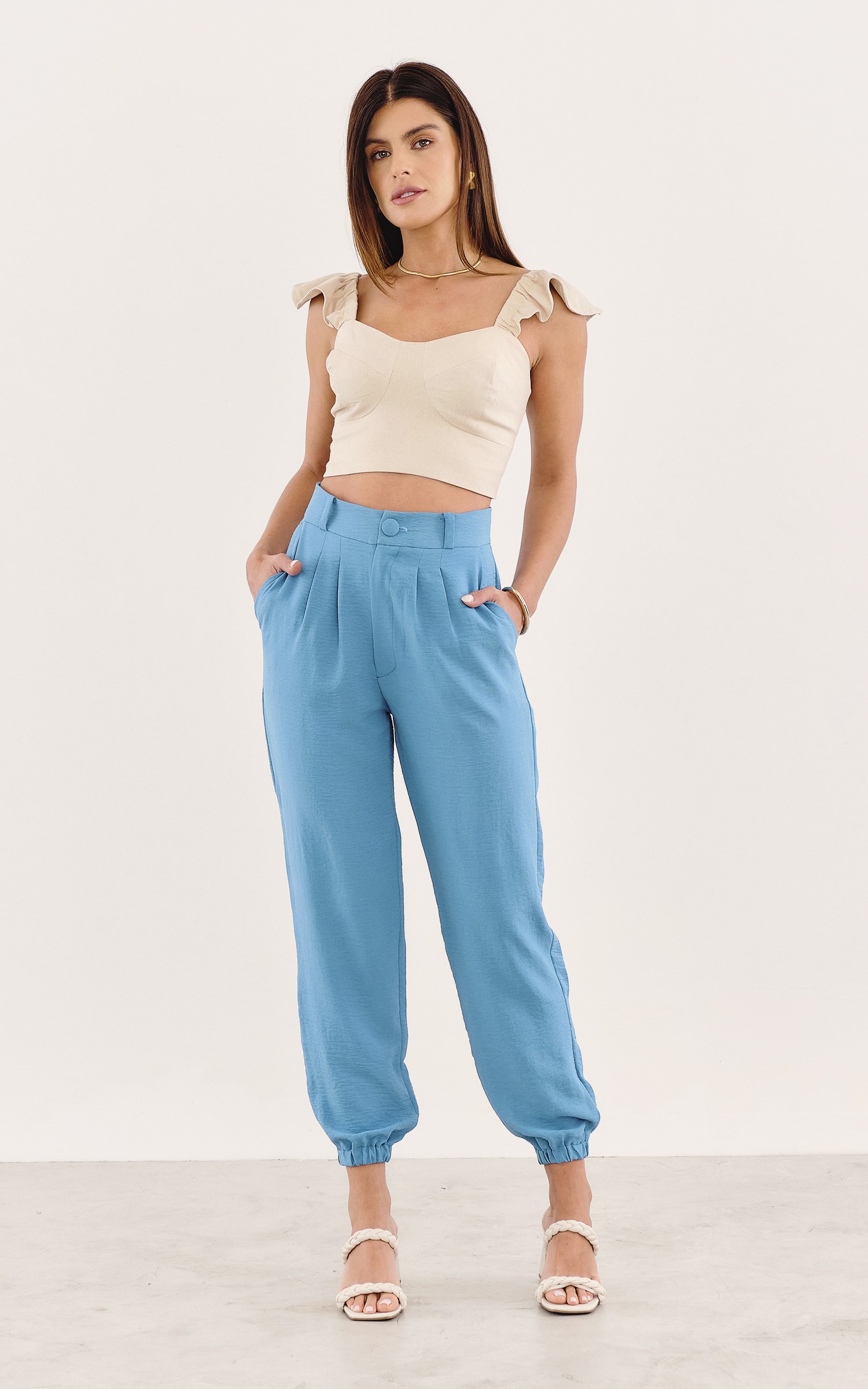 Calça Nascer Azul