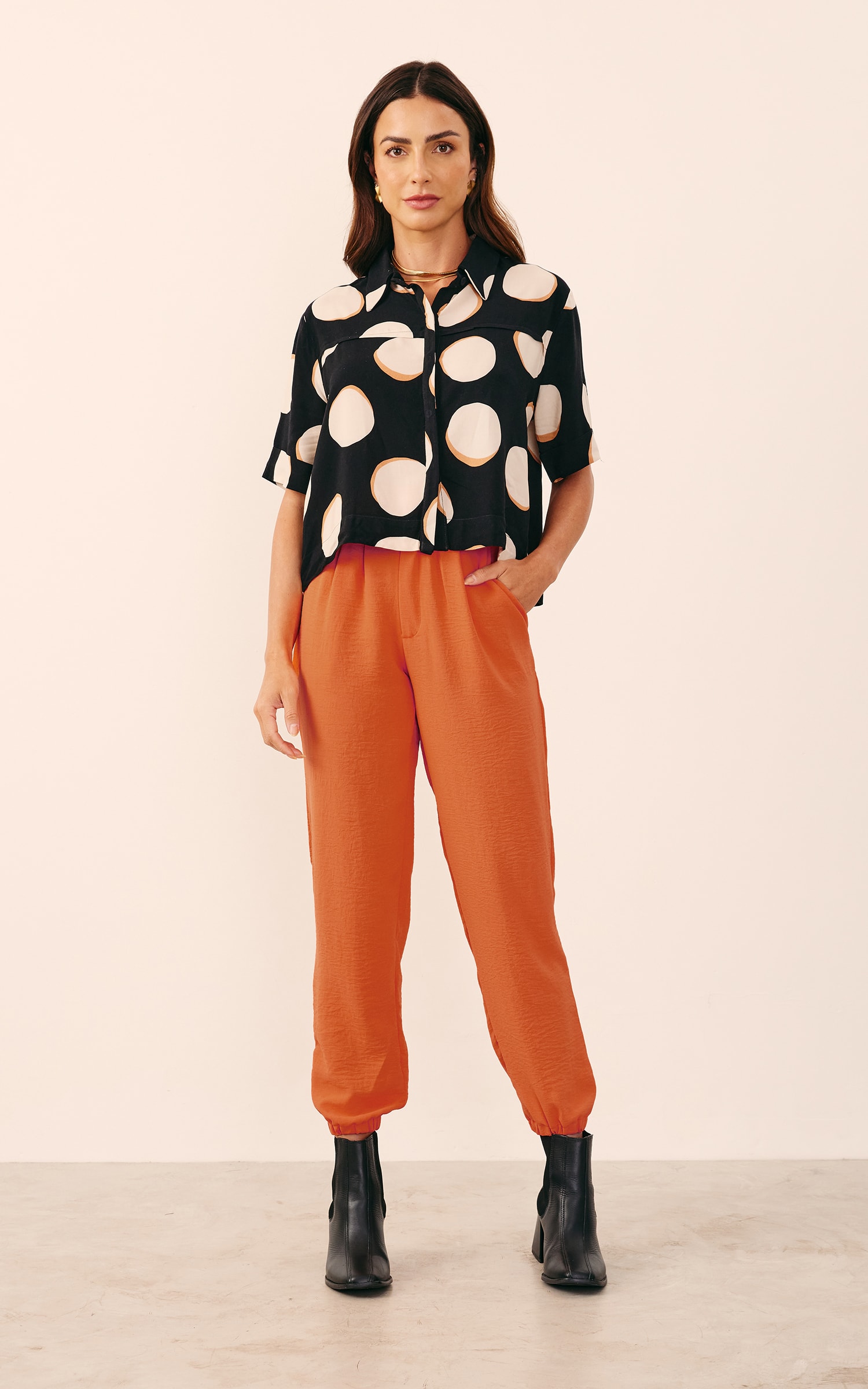 Calça Nascer Coral