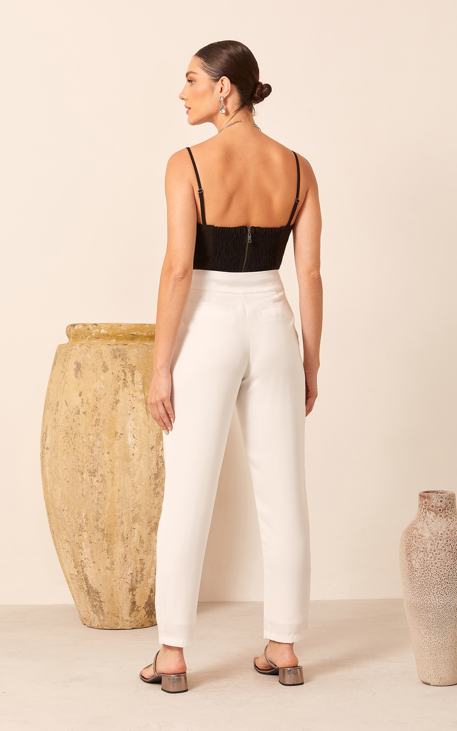 Calça Noir Slim Off White