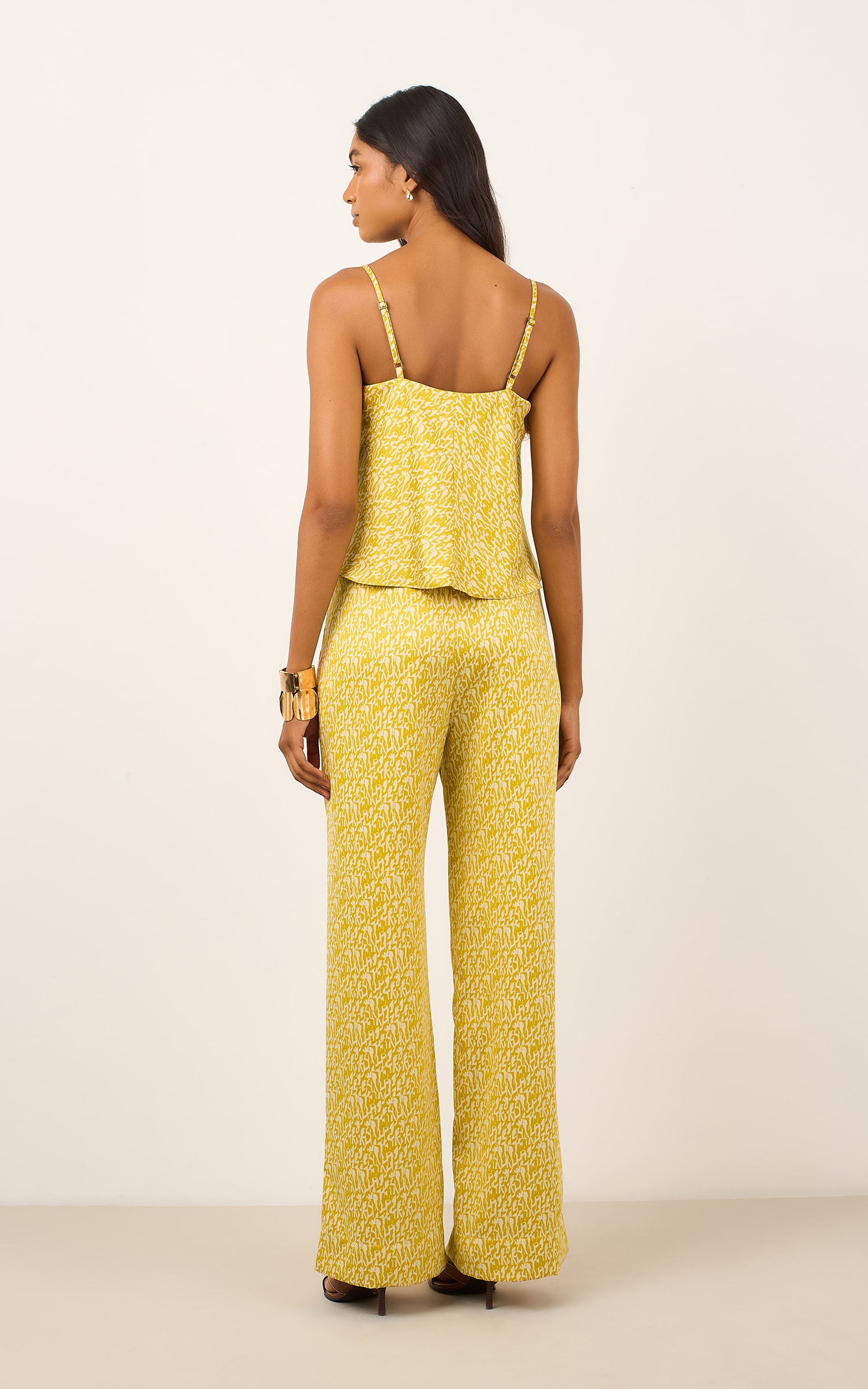 Calca Pantalona Afresco Off White