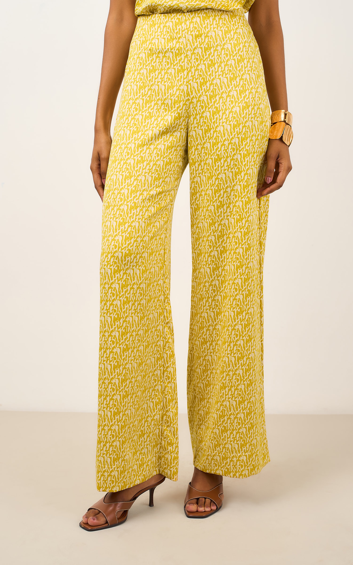 Calca Pantalona Afresco Off White