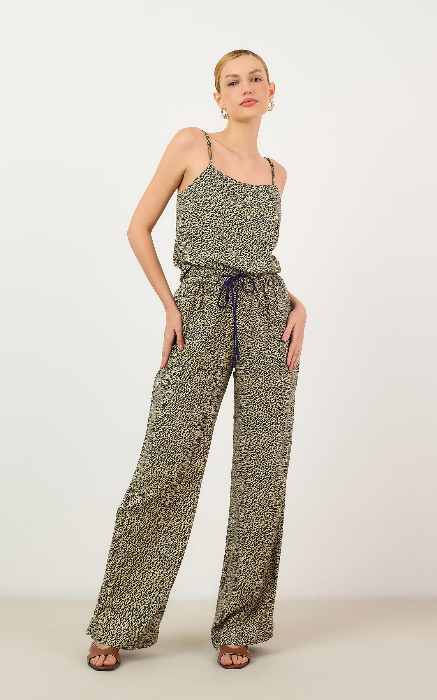 Calca Pantalona Caffeine Marinho