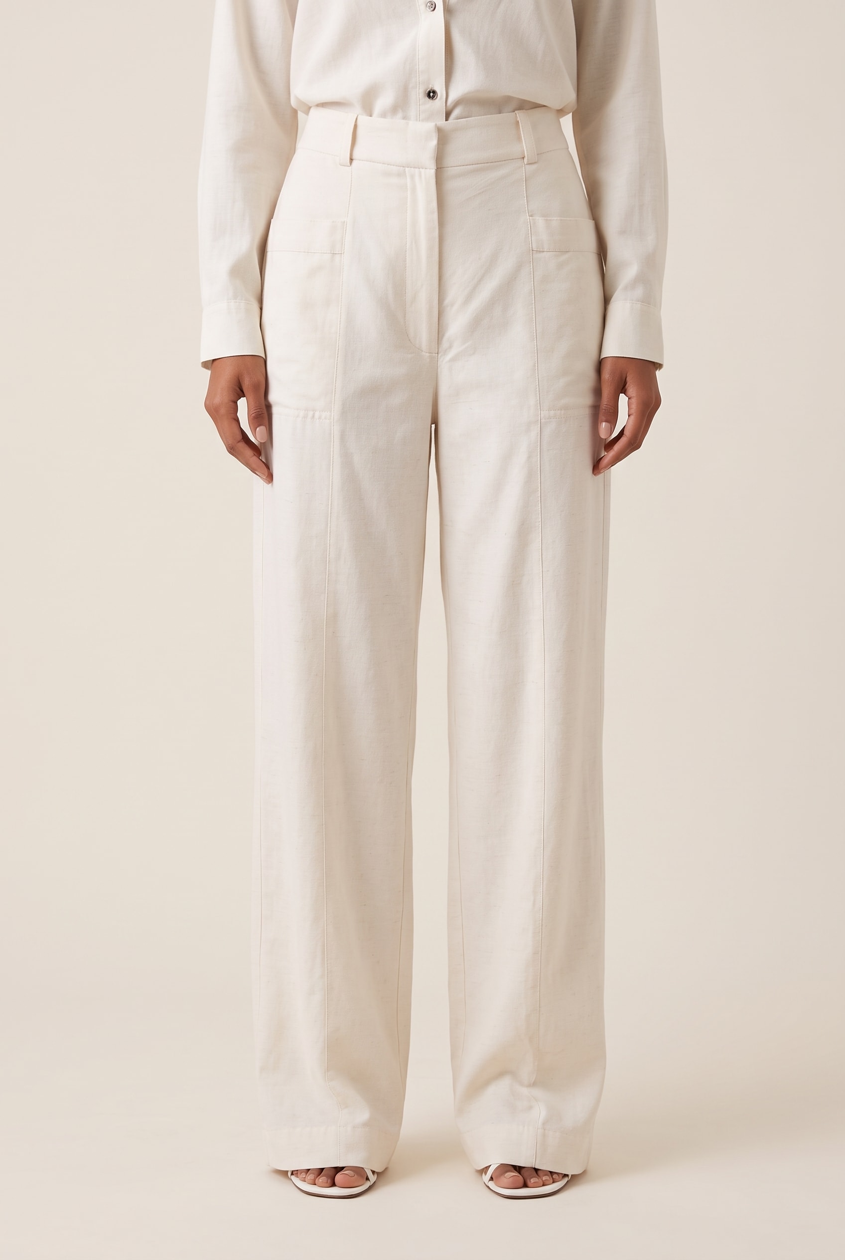 Calca Pantalona Compass Natural