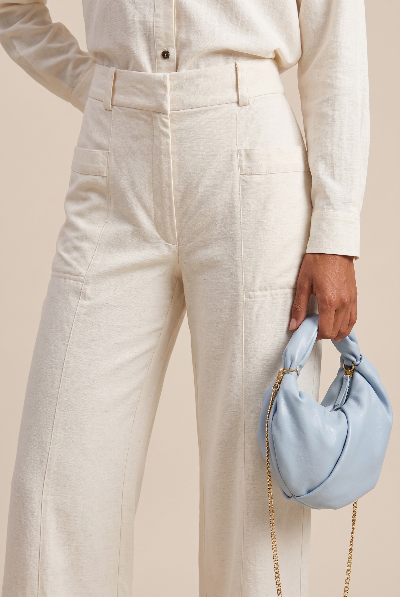 Calca Pantalona Compass Natural