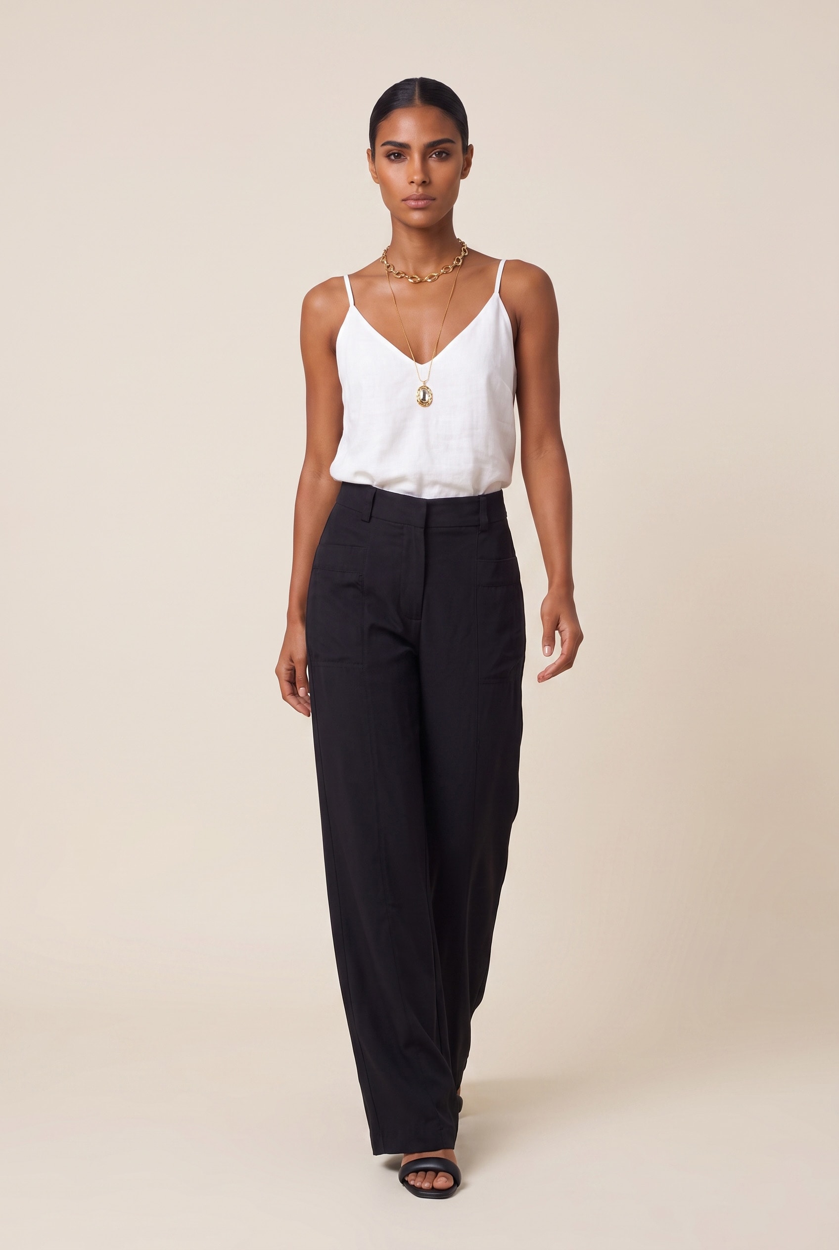 Calca Pantalona Compass Preto