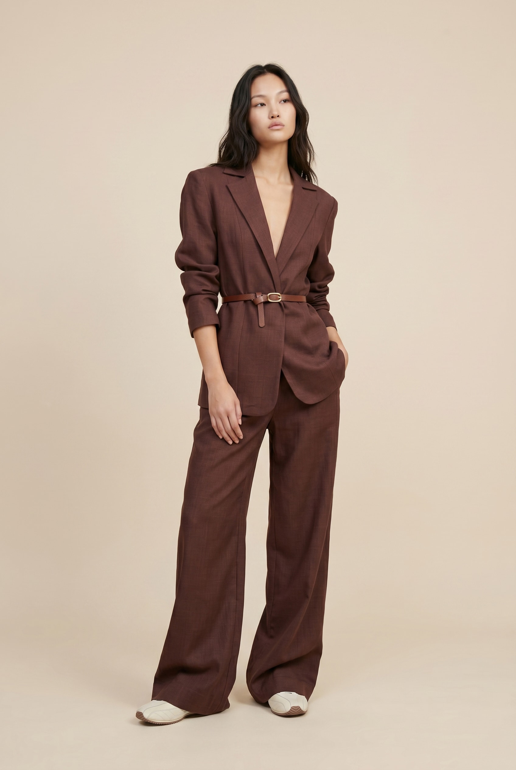 Calca Pantalona Deep Chocolate