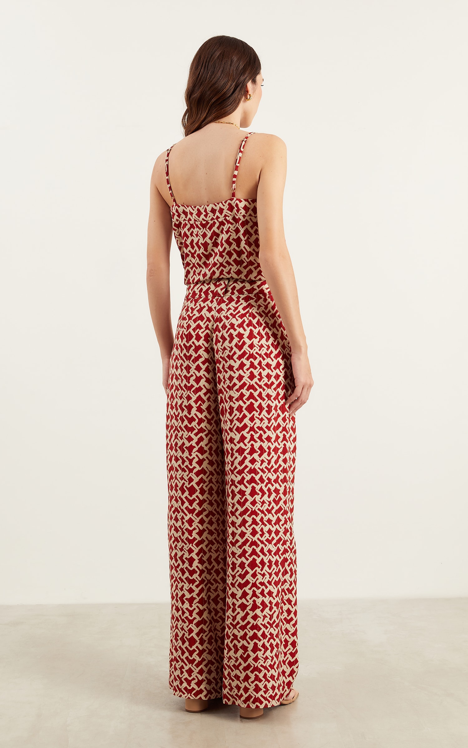 Calça Pantalona Fiesta Vermelho