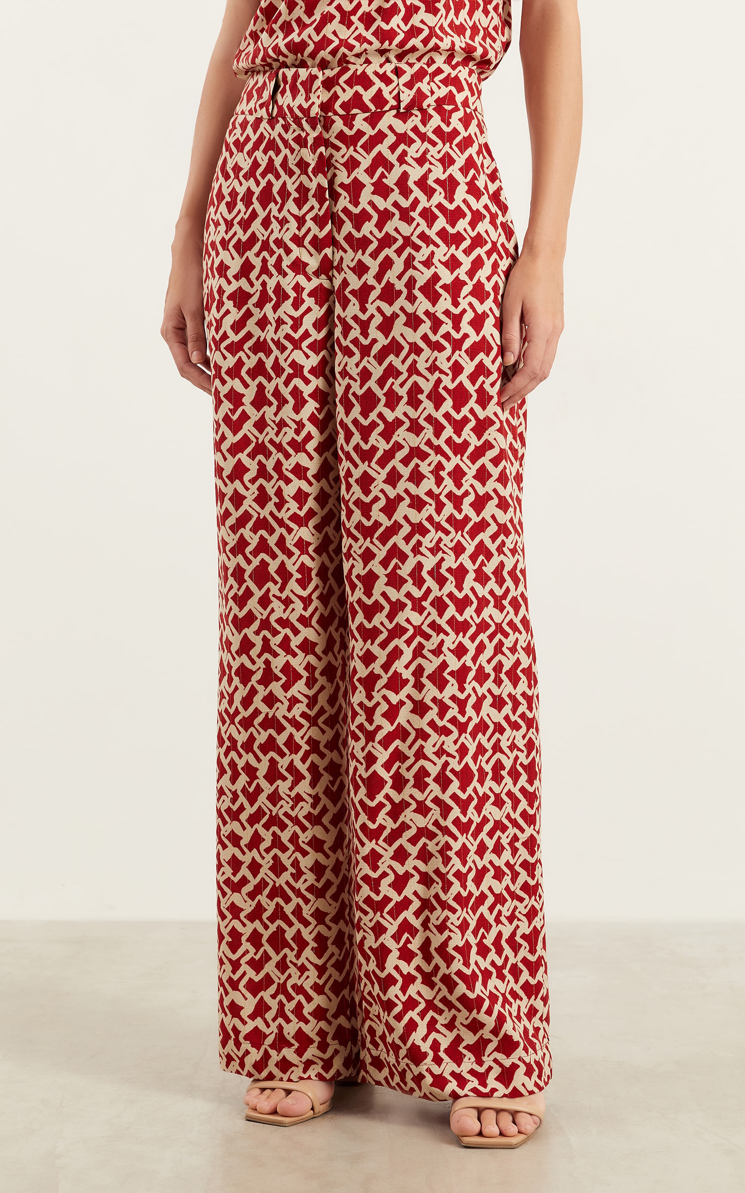 Calça Pantalona Fiesta Vermelho