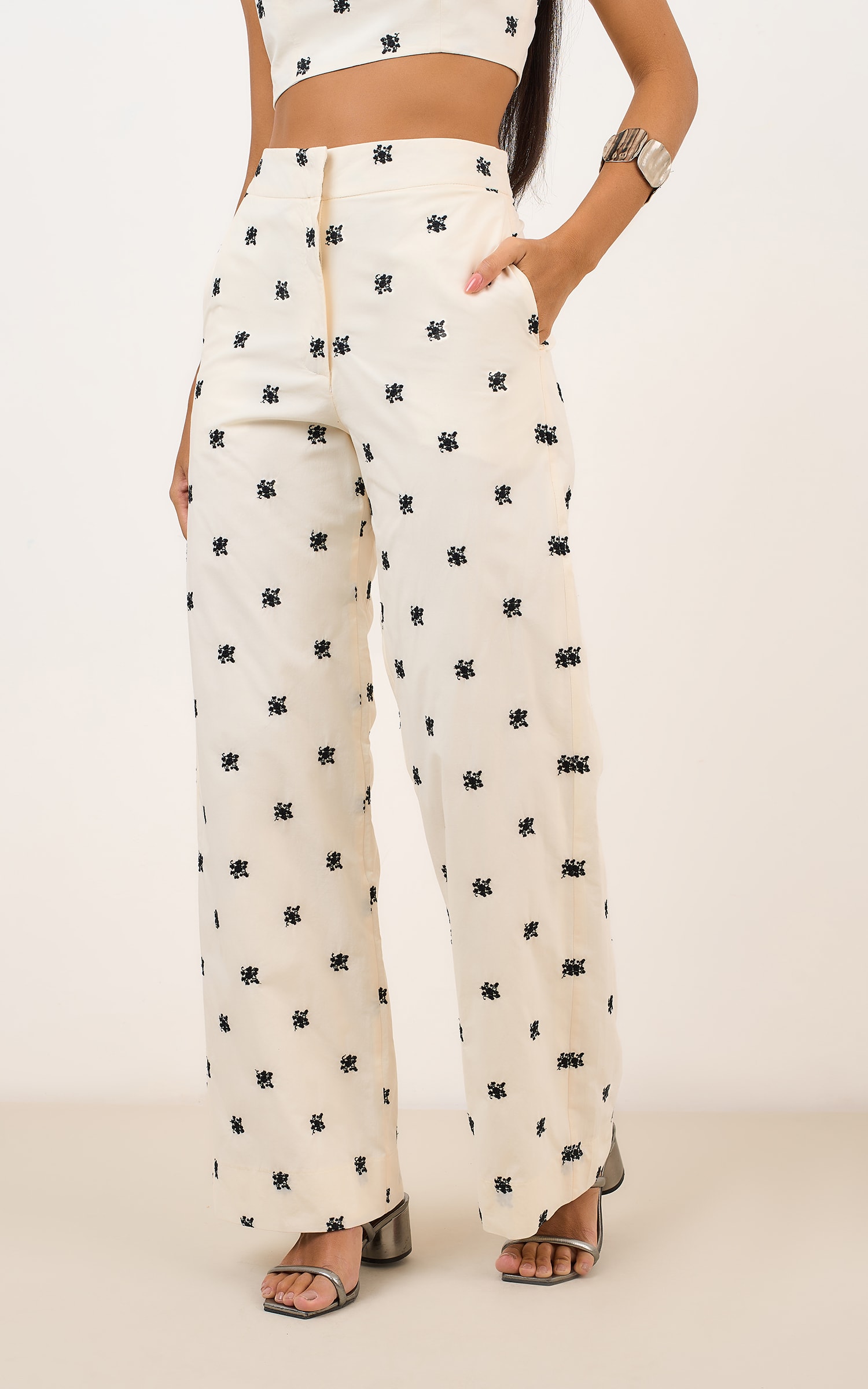 Calca Pantalona Florian Off White