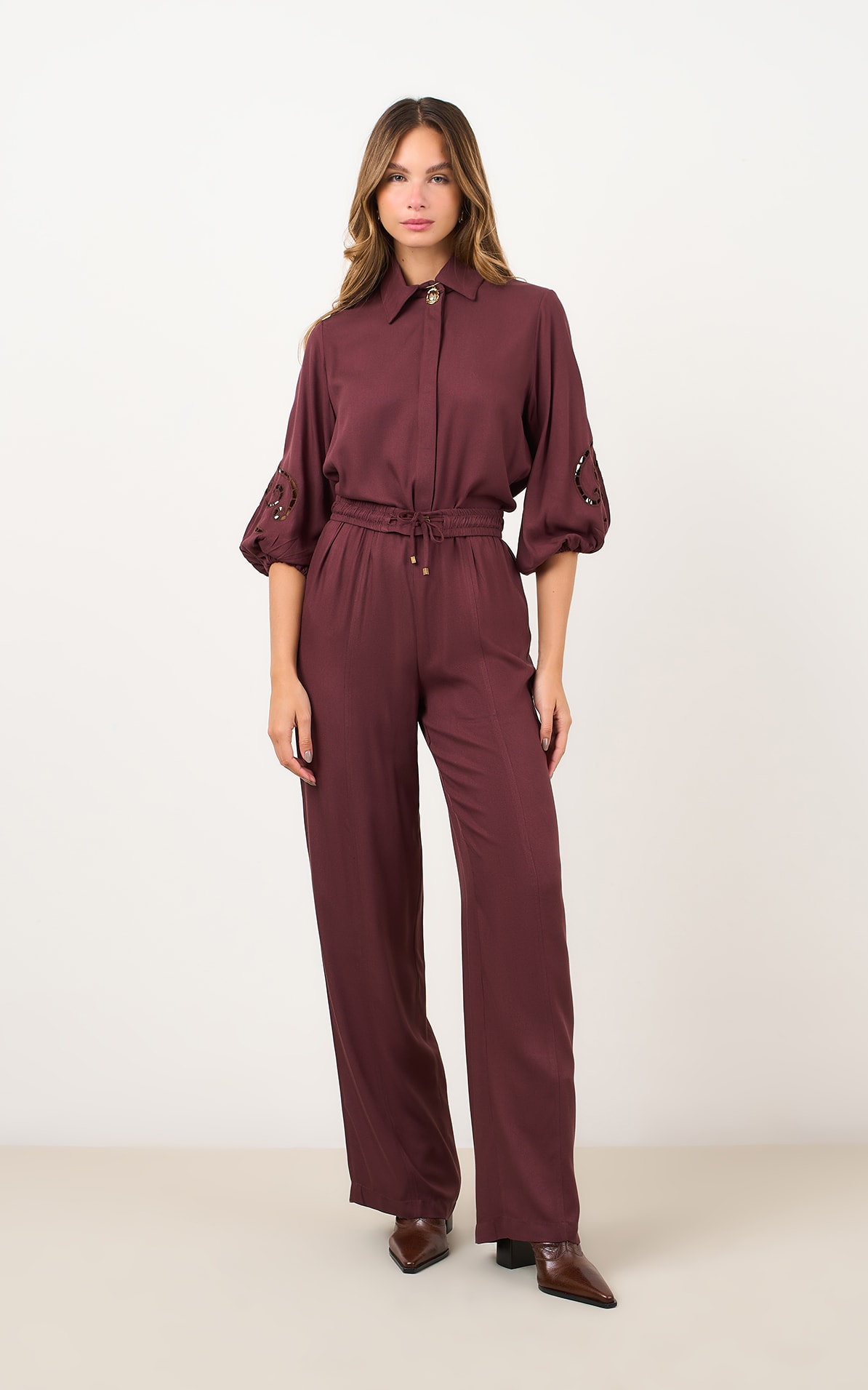 Calça Pantalona Freddo Coffee