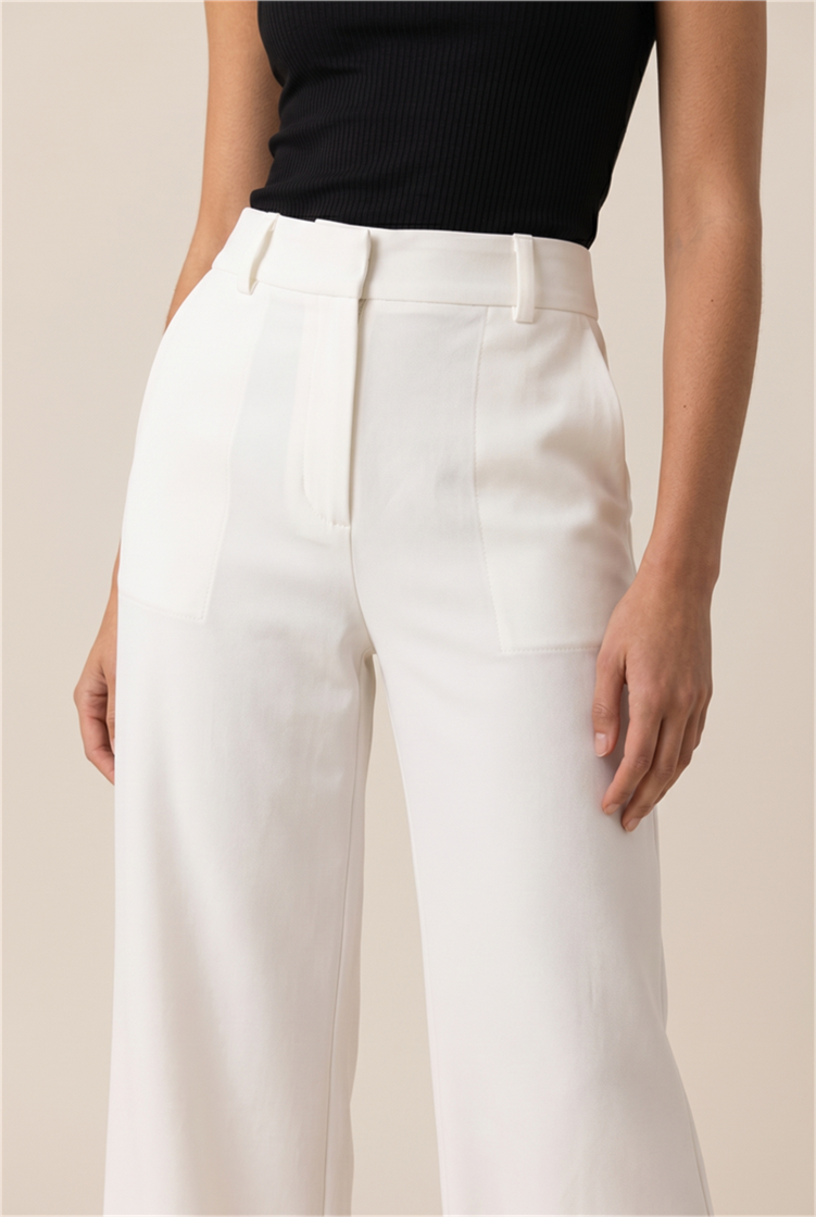 Calca Pantalona Matcha Off White
