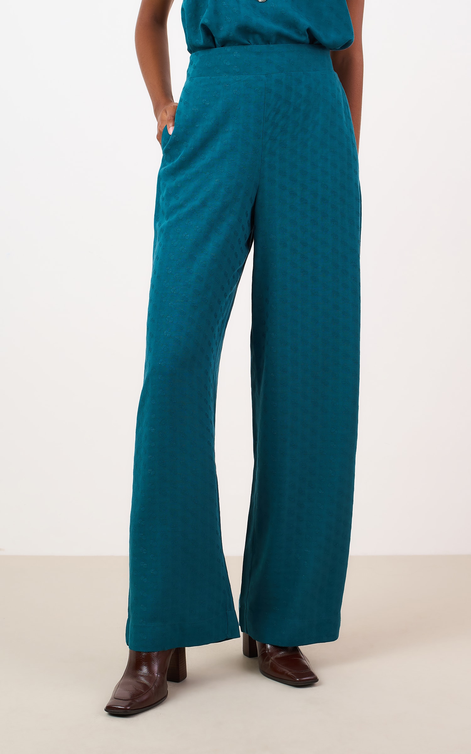 Calça Pantalona Mocha Organic