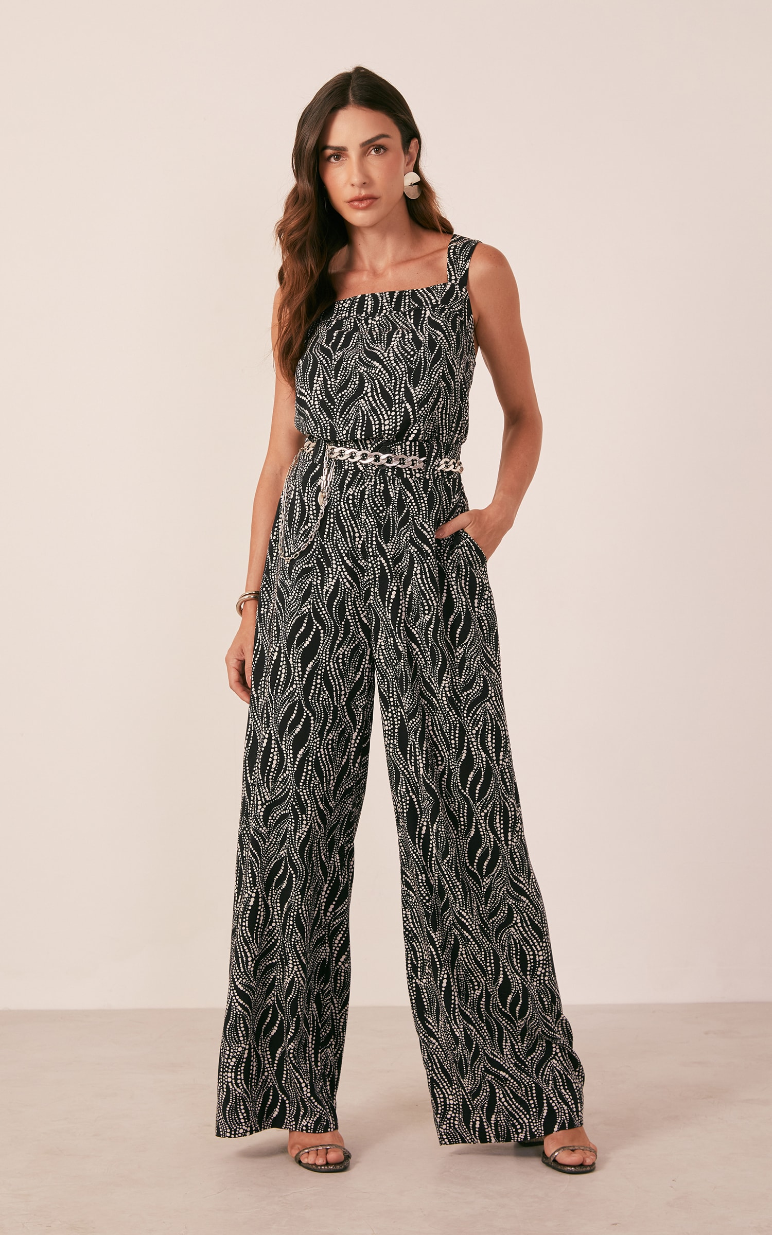 Calça Pantalona Orly Preto