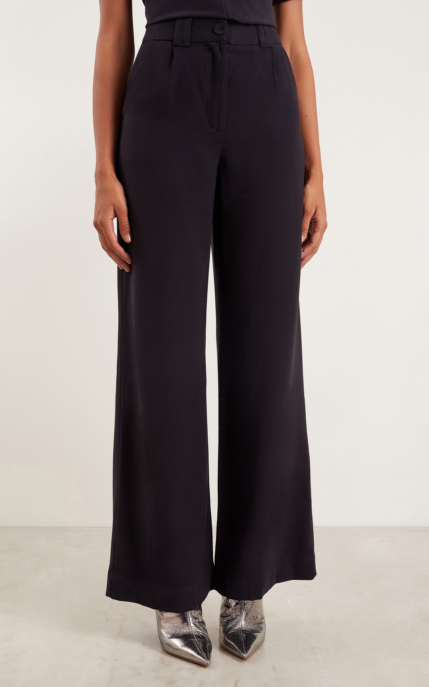 Calça Pantalona Pureza Preto