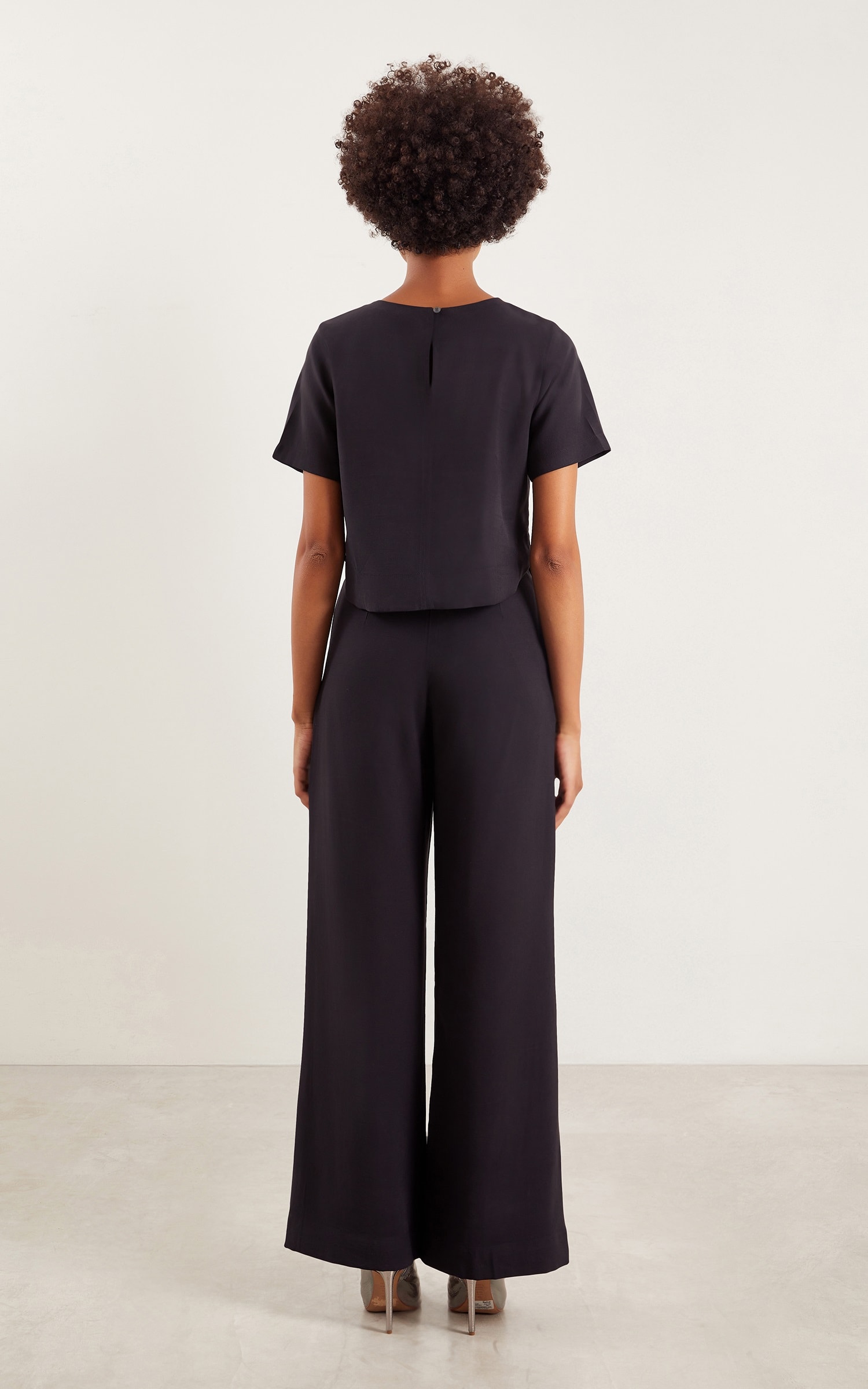 Calça Pantalona Pureza Preto