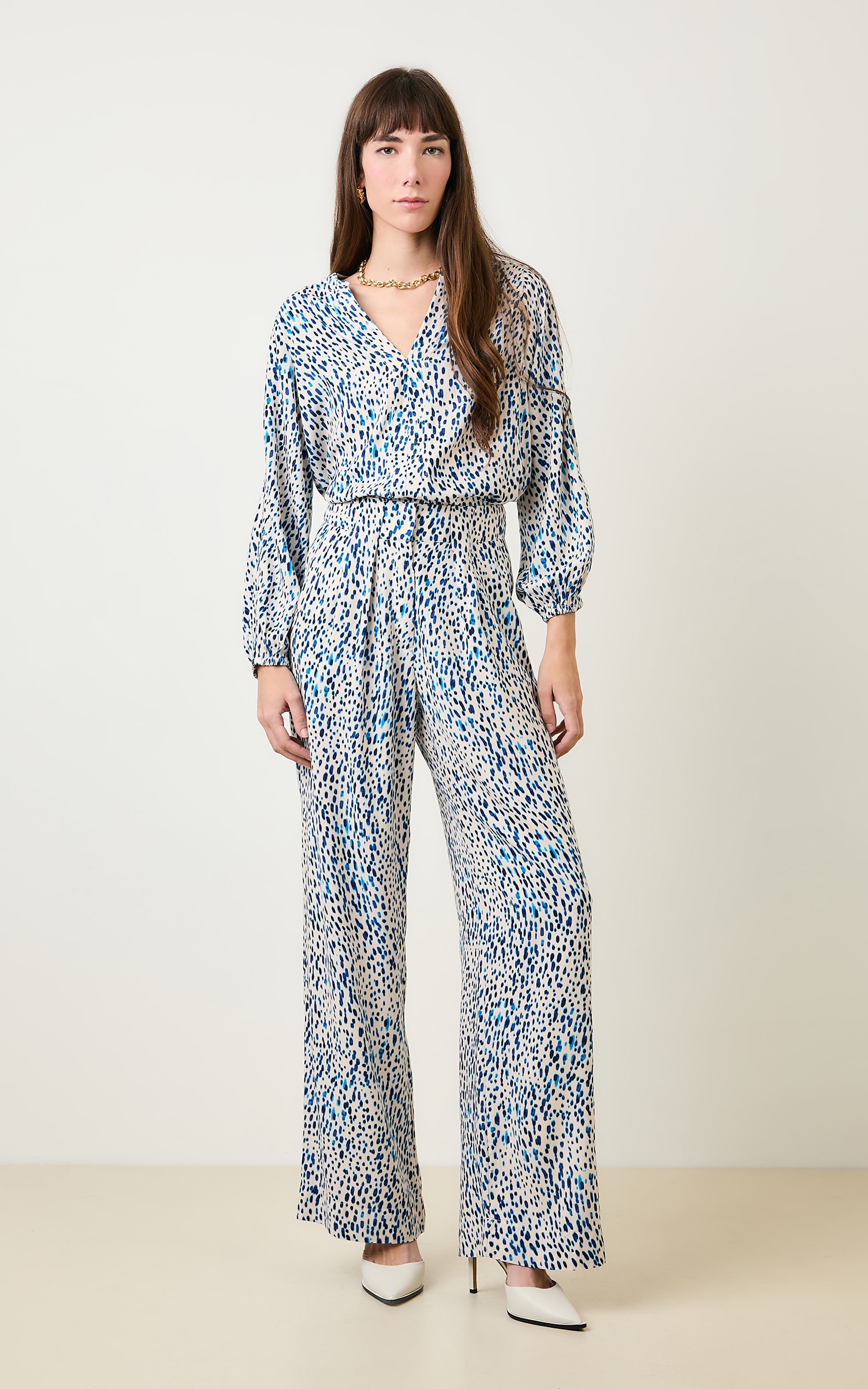 Calca Pantalona Vision Off White