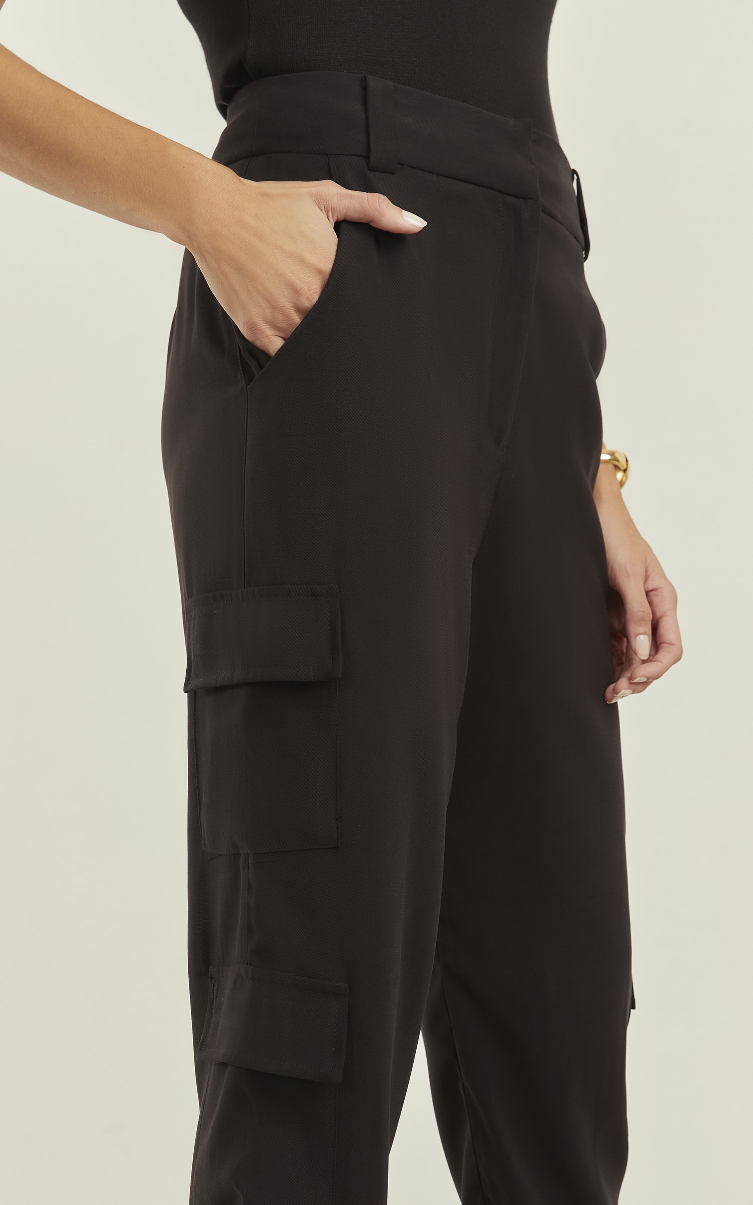 Calça Peach Cargo Preto
