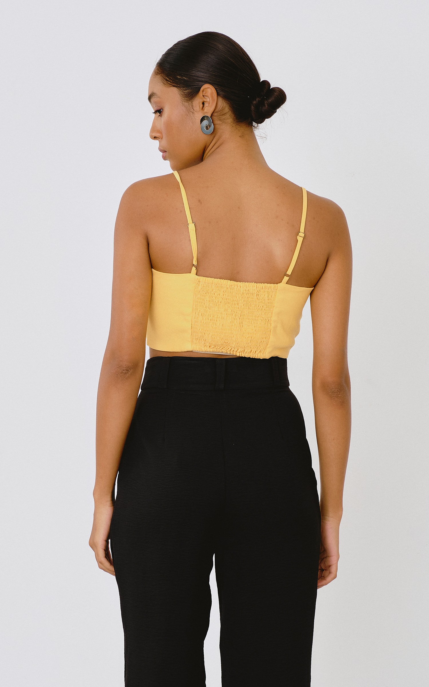 Calça Pregas Preto