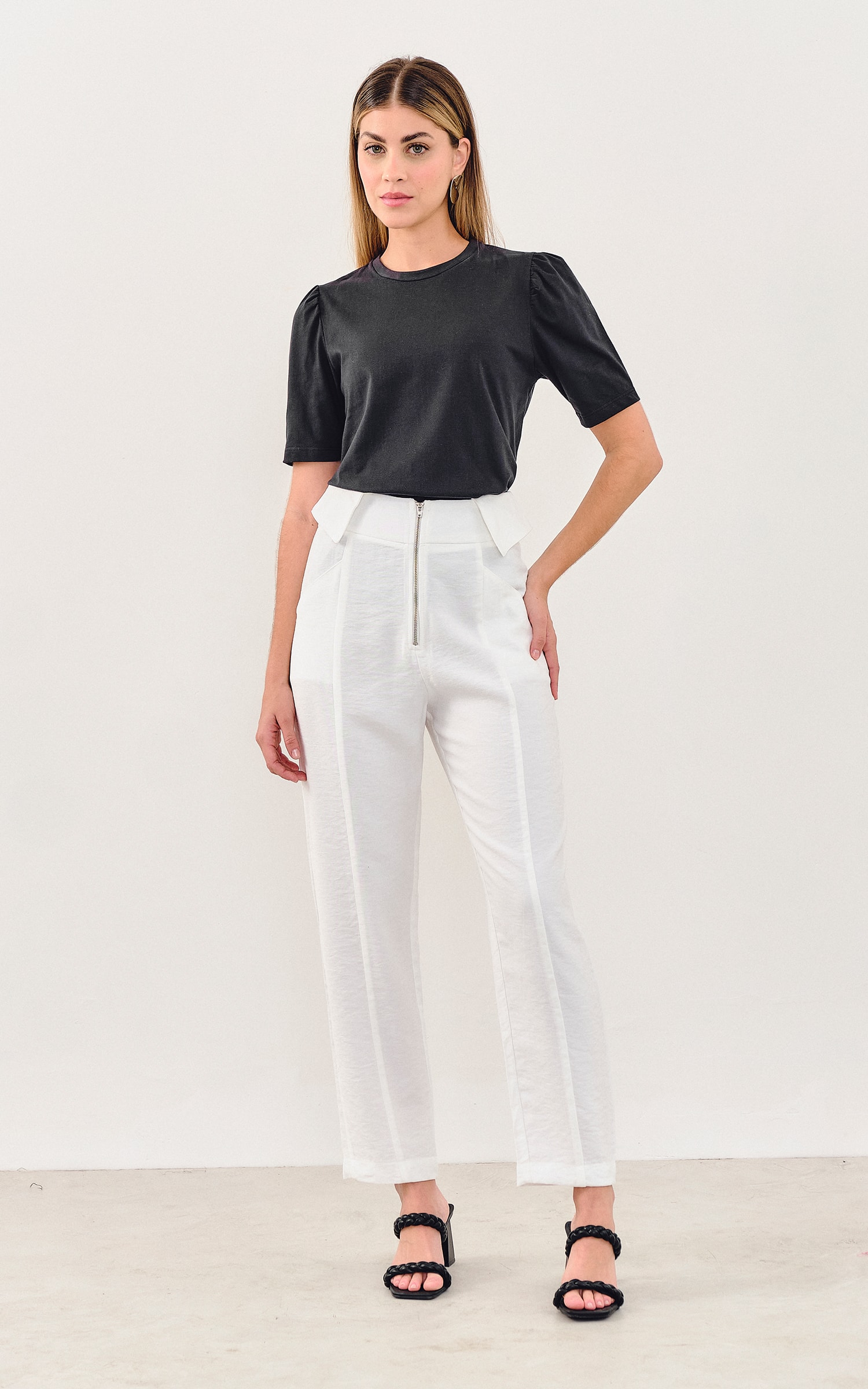 Calça Recorte Ny Off White