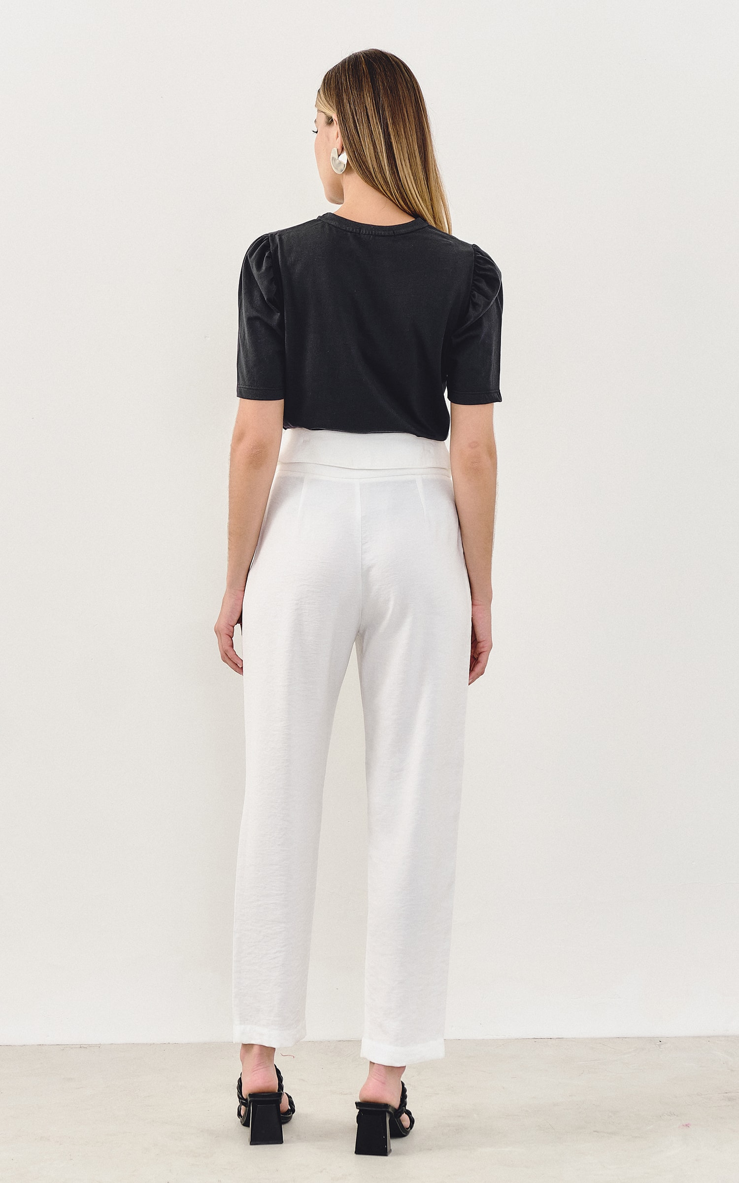 Calça Recorte Ny Off White