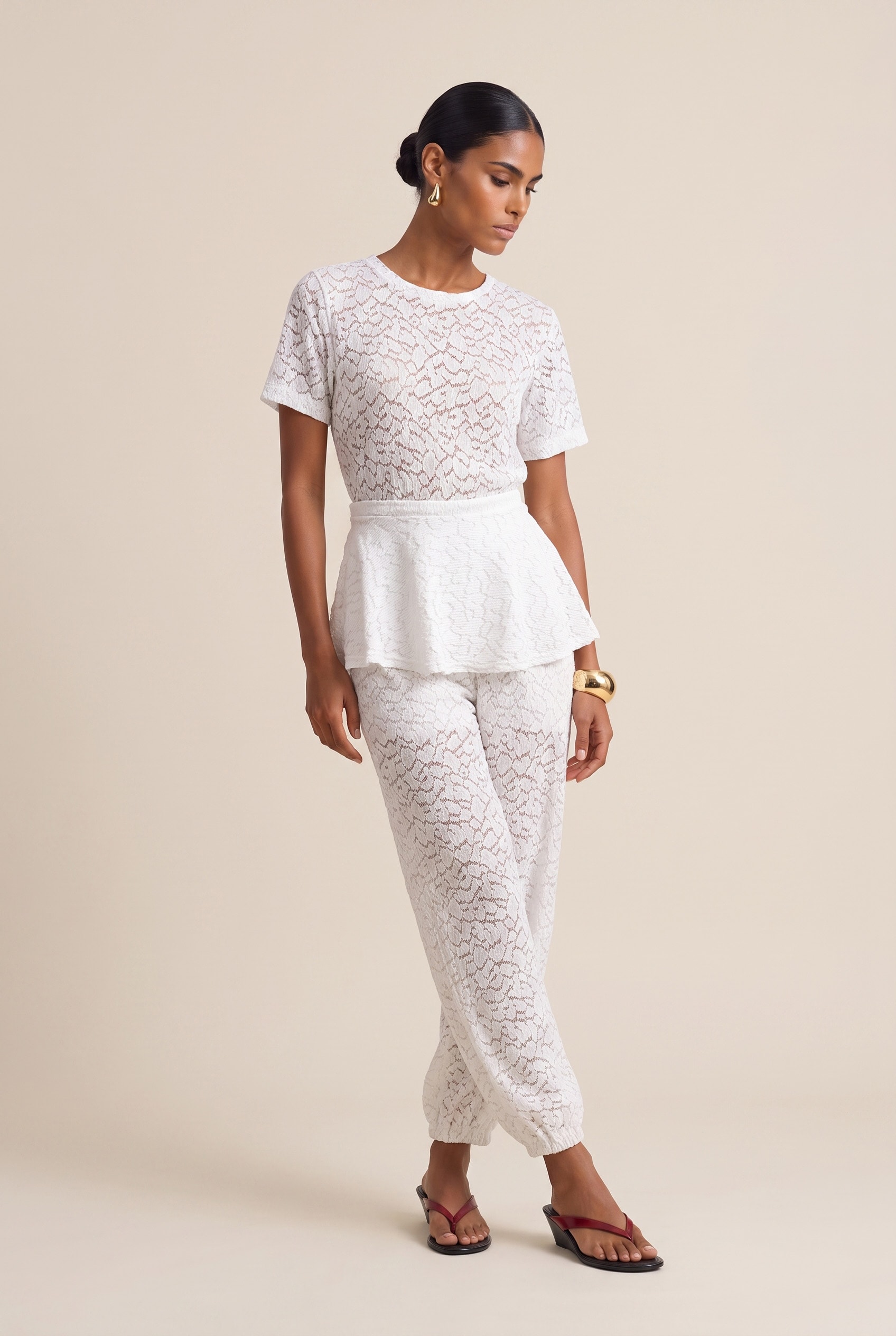 Calca Renda Sessions Branco