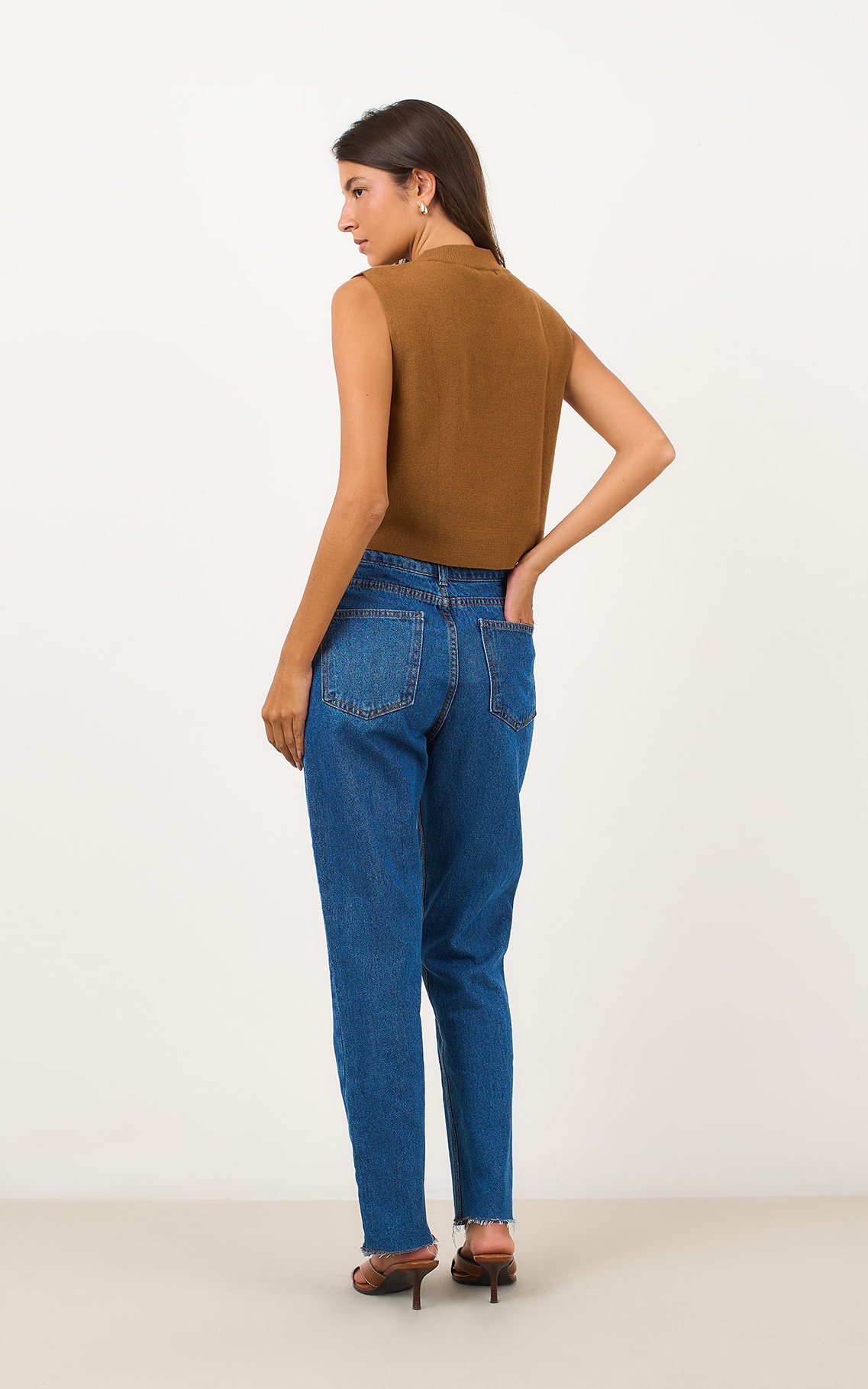 Calça Reta Basic Jeans
