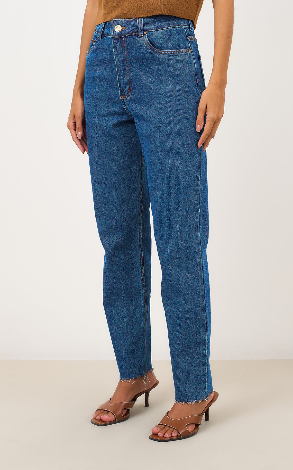 Calça Reta Basic Jeans