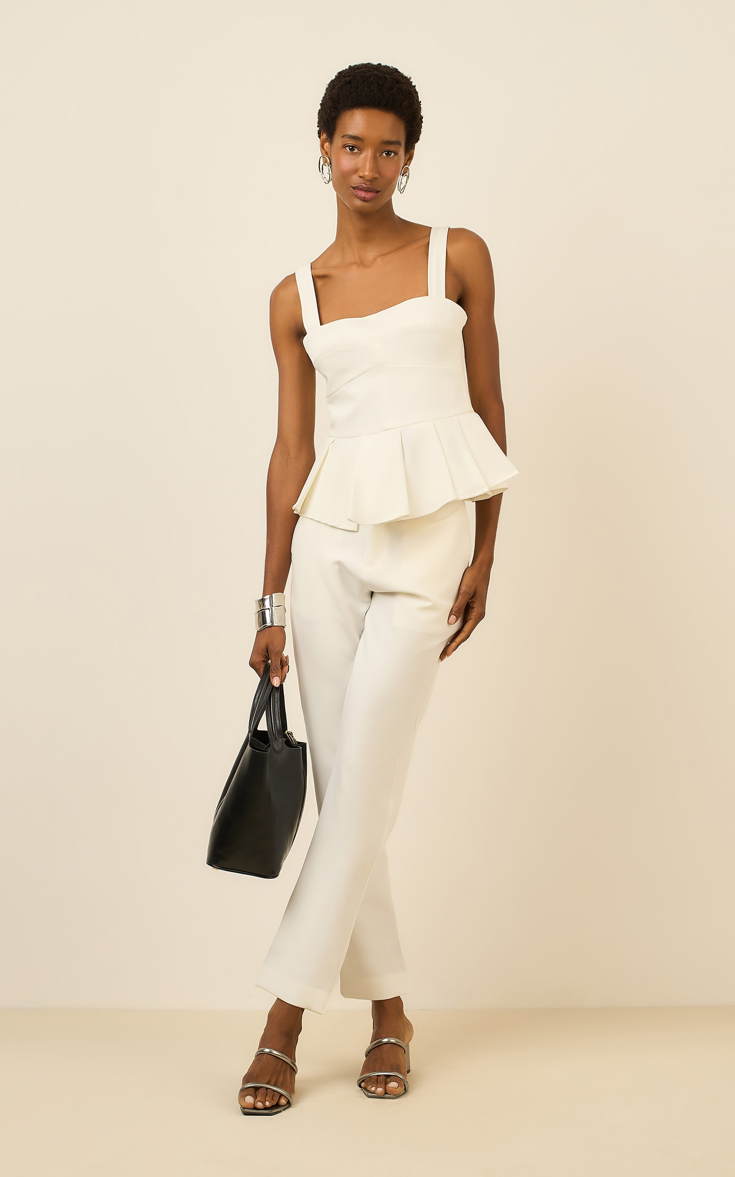 Calca Reta Cultural Off White