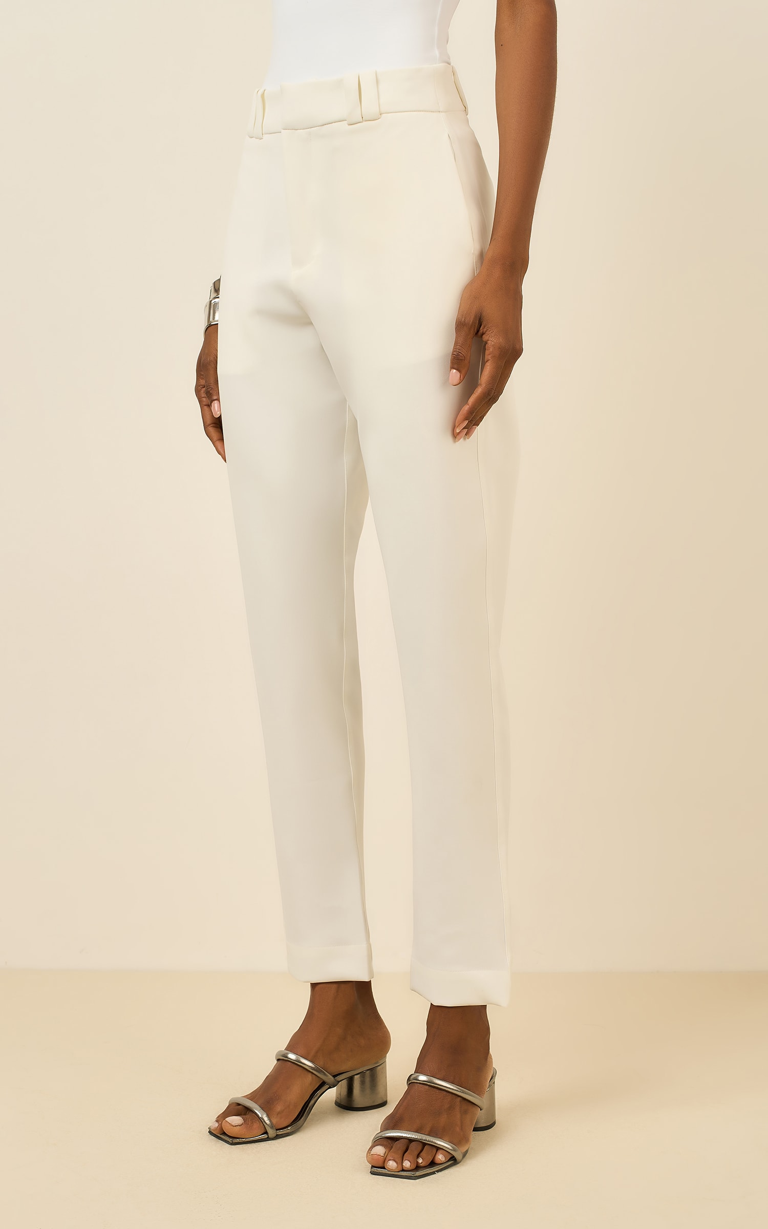 Calca Reta Cultural Off White