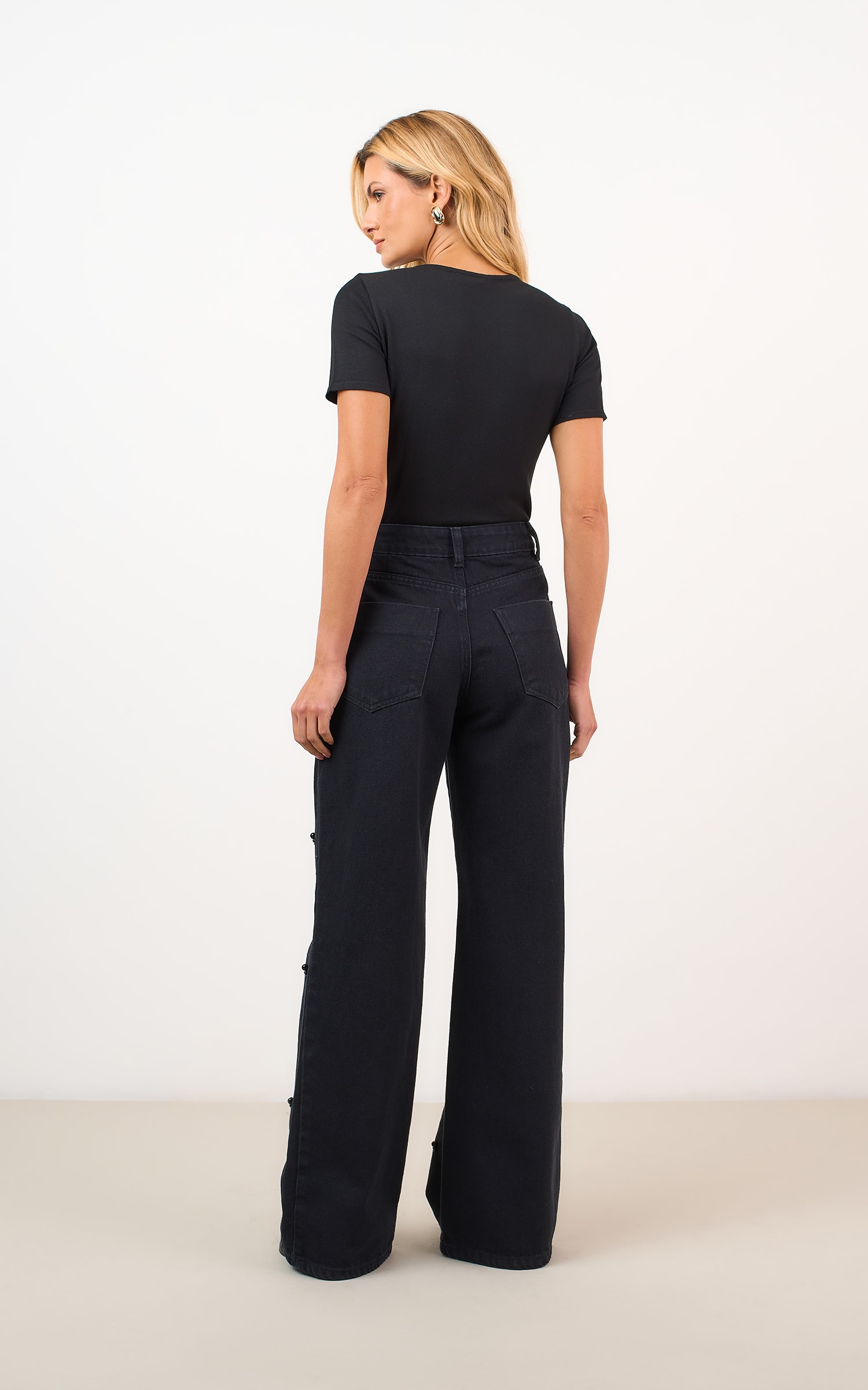 Calca Sarja Cannes Jeans Black