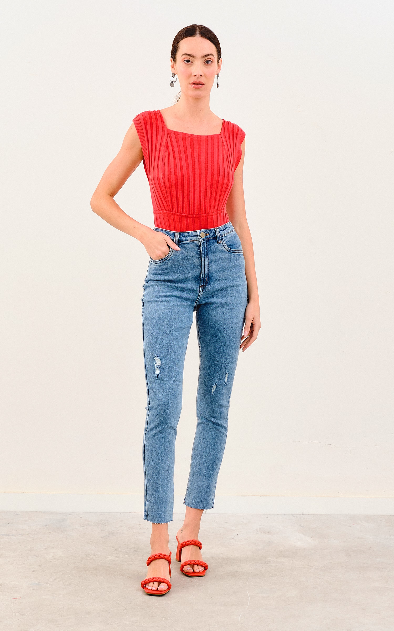 Calça Skinny Organic Jeans