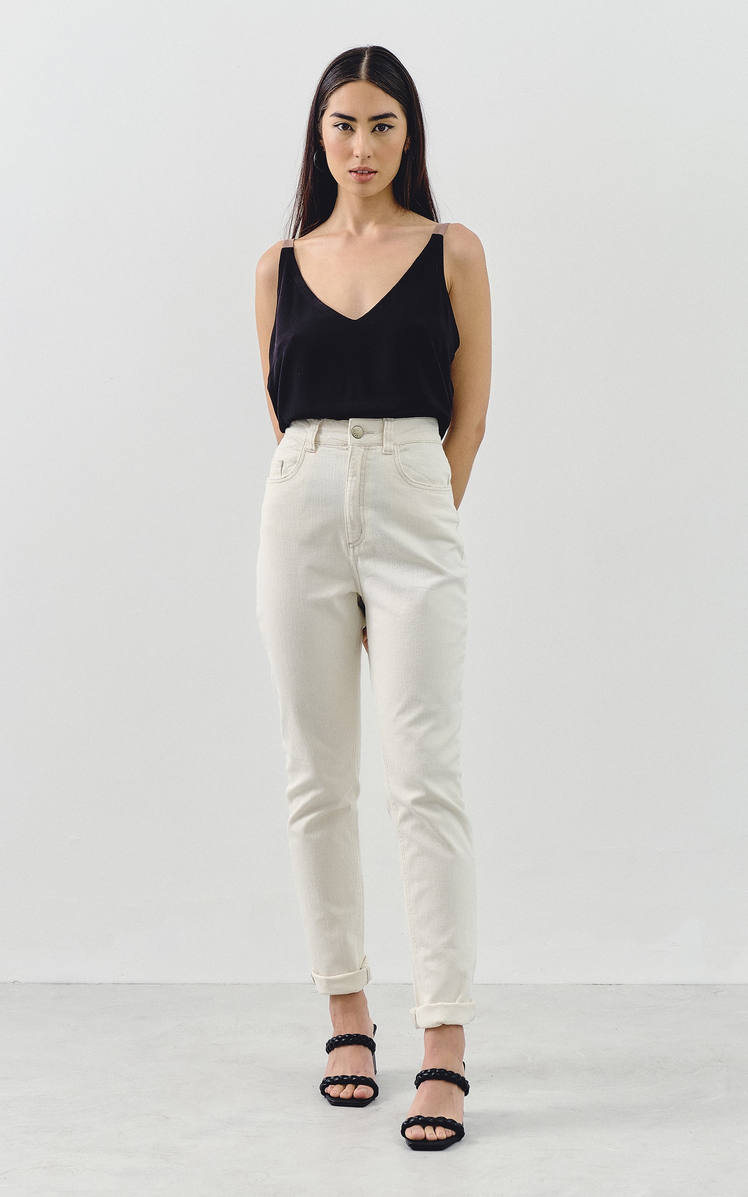 Calça Skinny Snow Off White