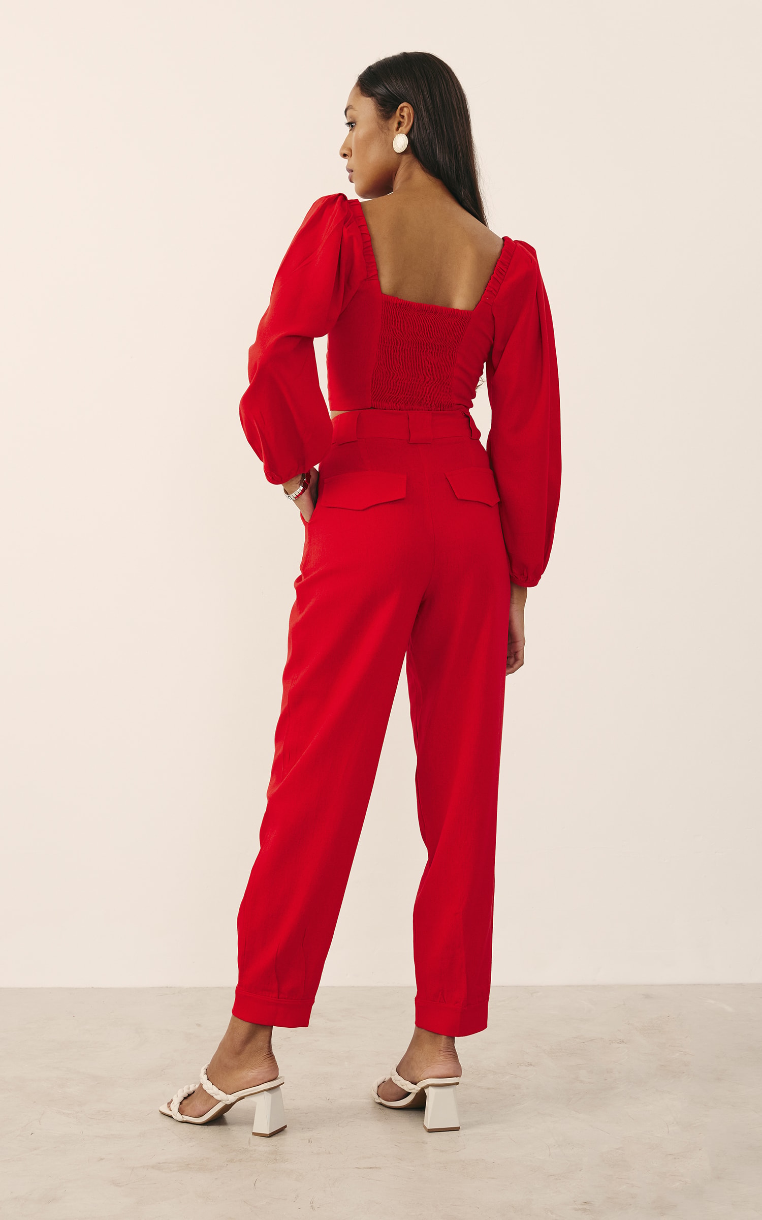 Calça Sol Vermelho