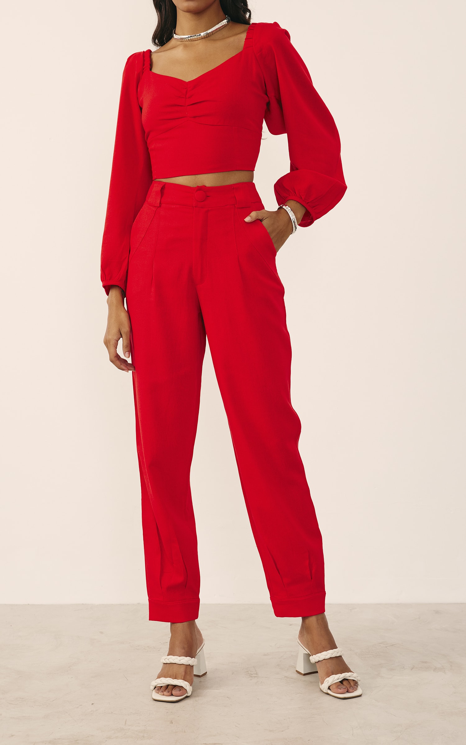 Calça Sol Vermelho