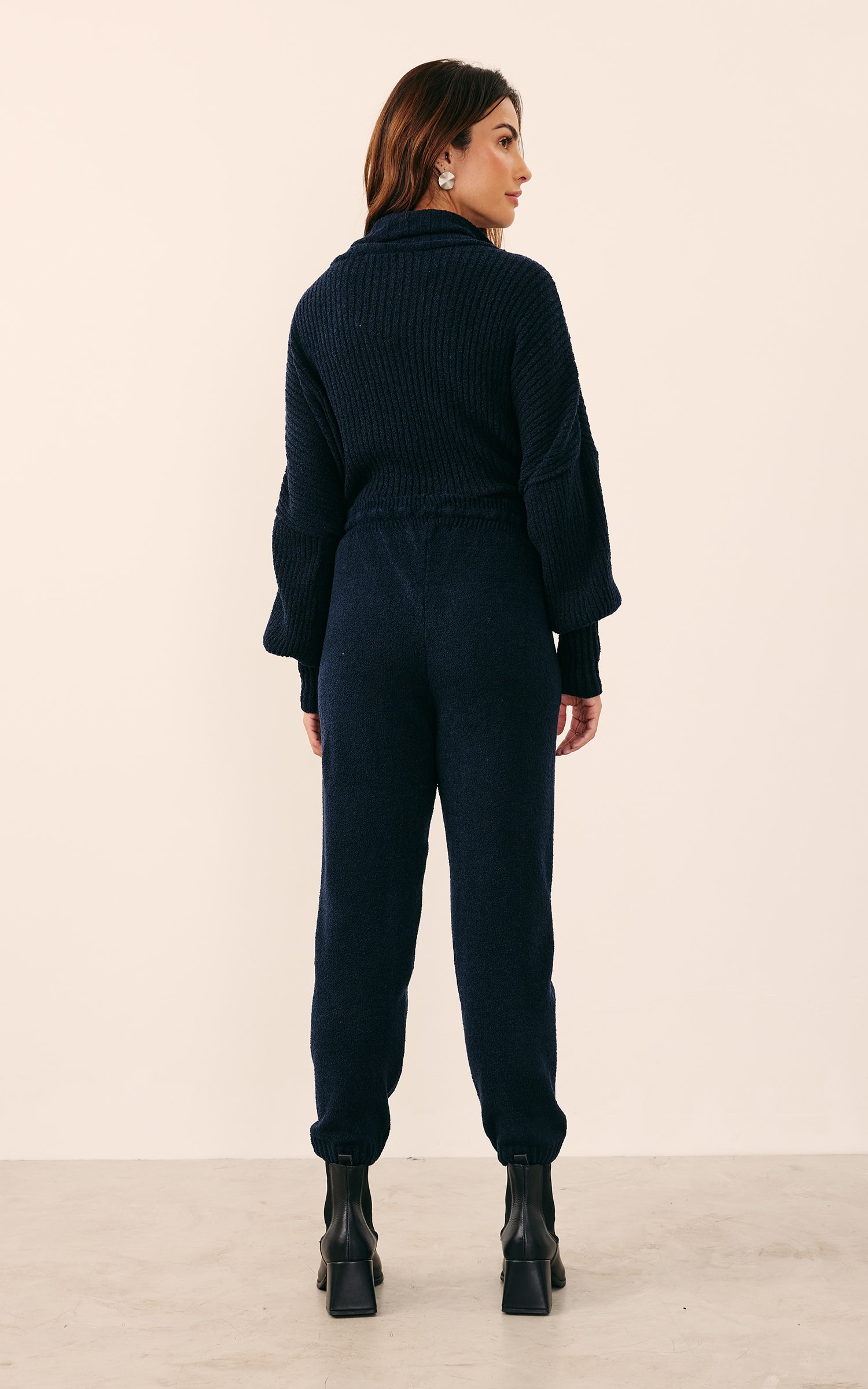 Calça Tricot Comfy Marinho