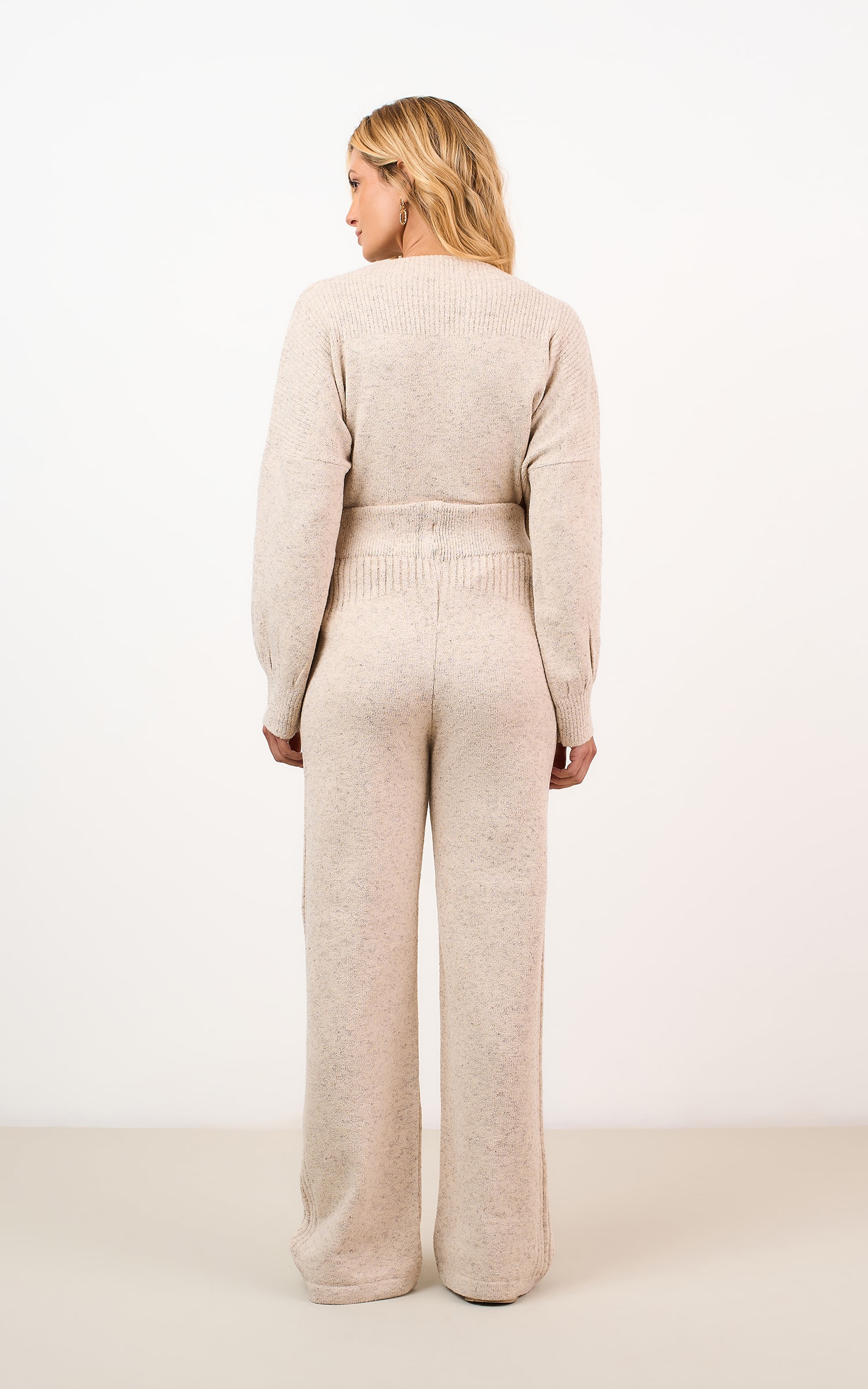 Calca Tricot Comfy Natural