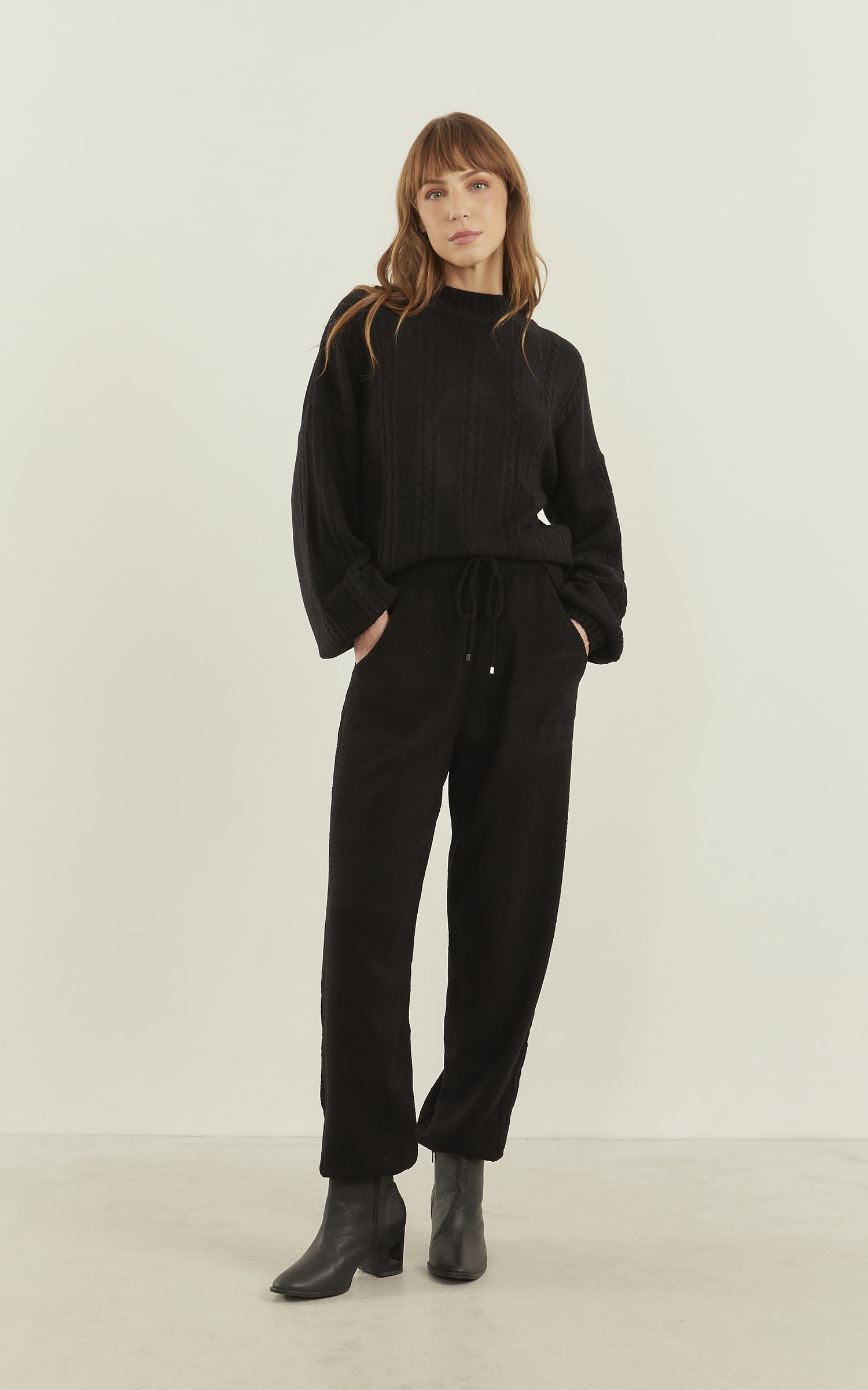 Calça Tricot Flame Preto