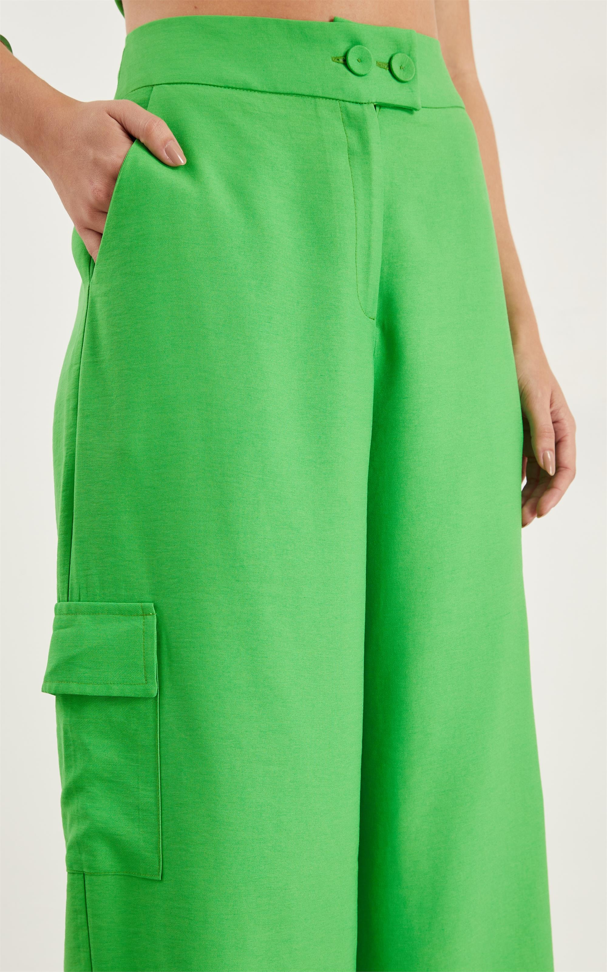 Calça Tropical Cargo Verde Tropical