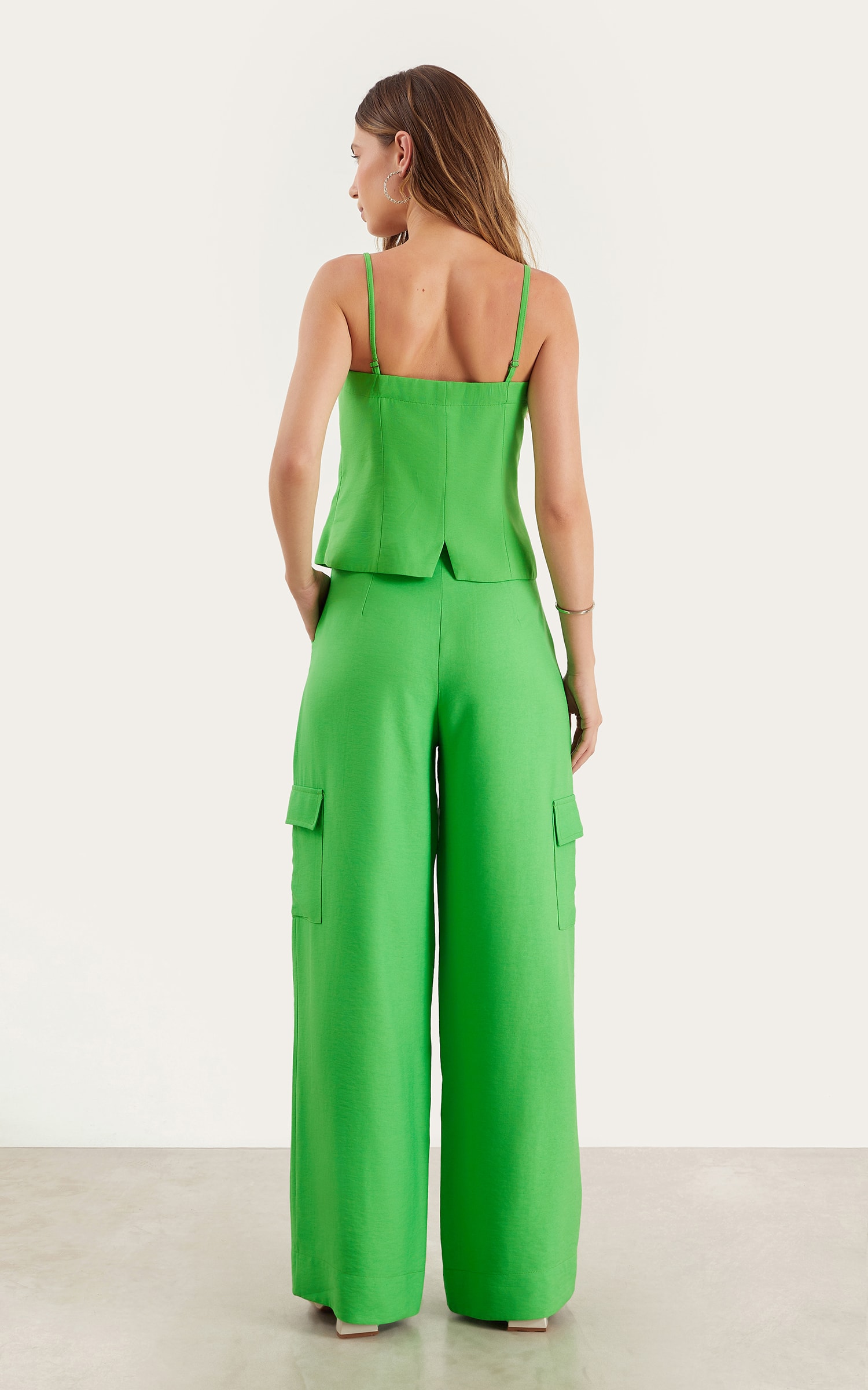 Calça Tropical Cargo Verde Tropical
