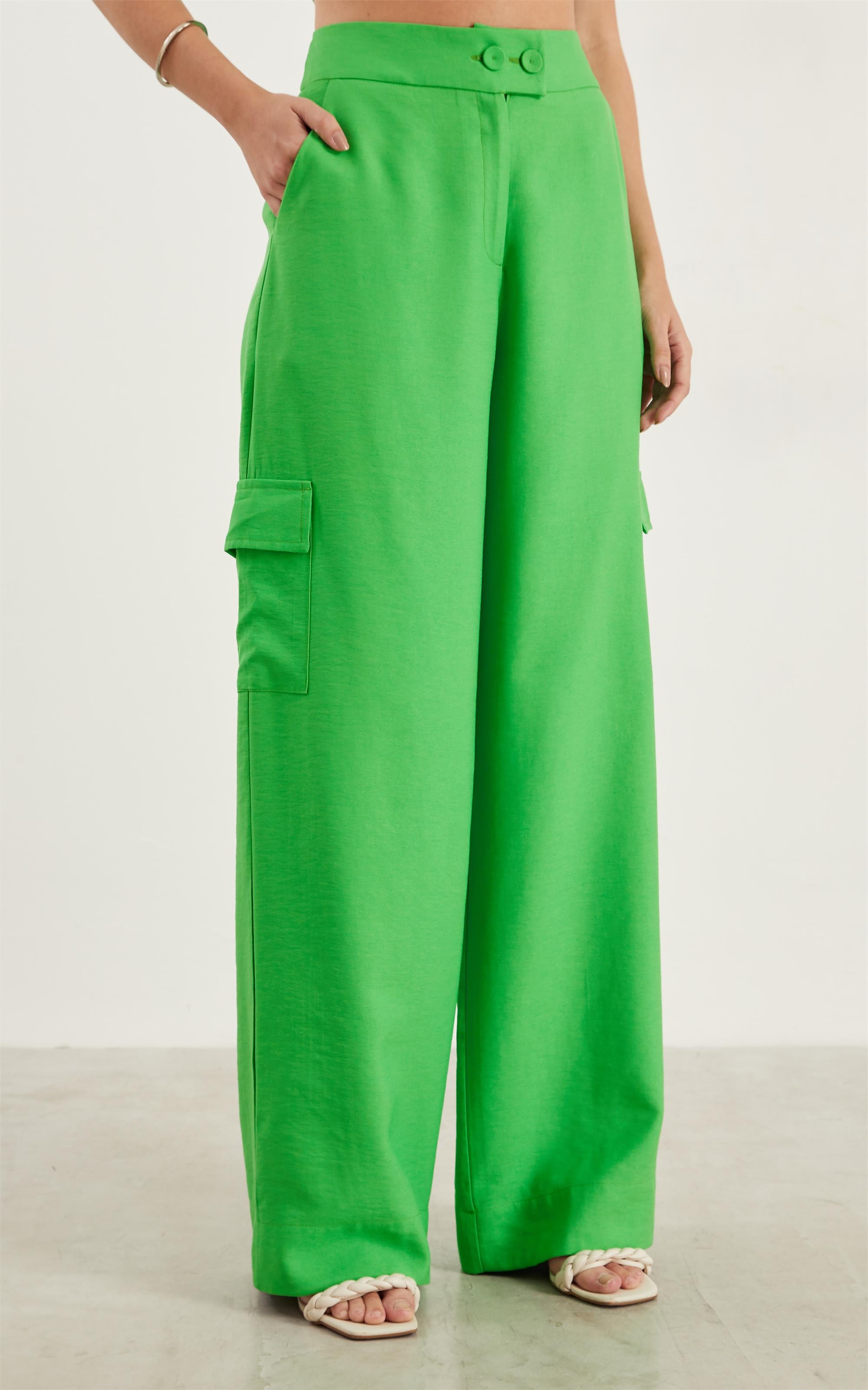 Calça Tropical Cargo Verde Tropical
